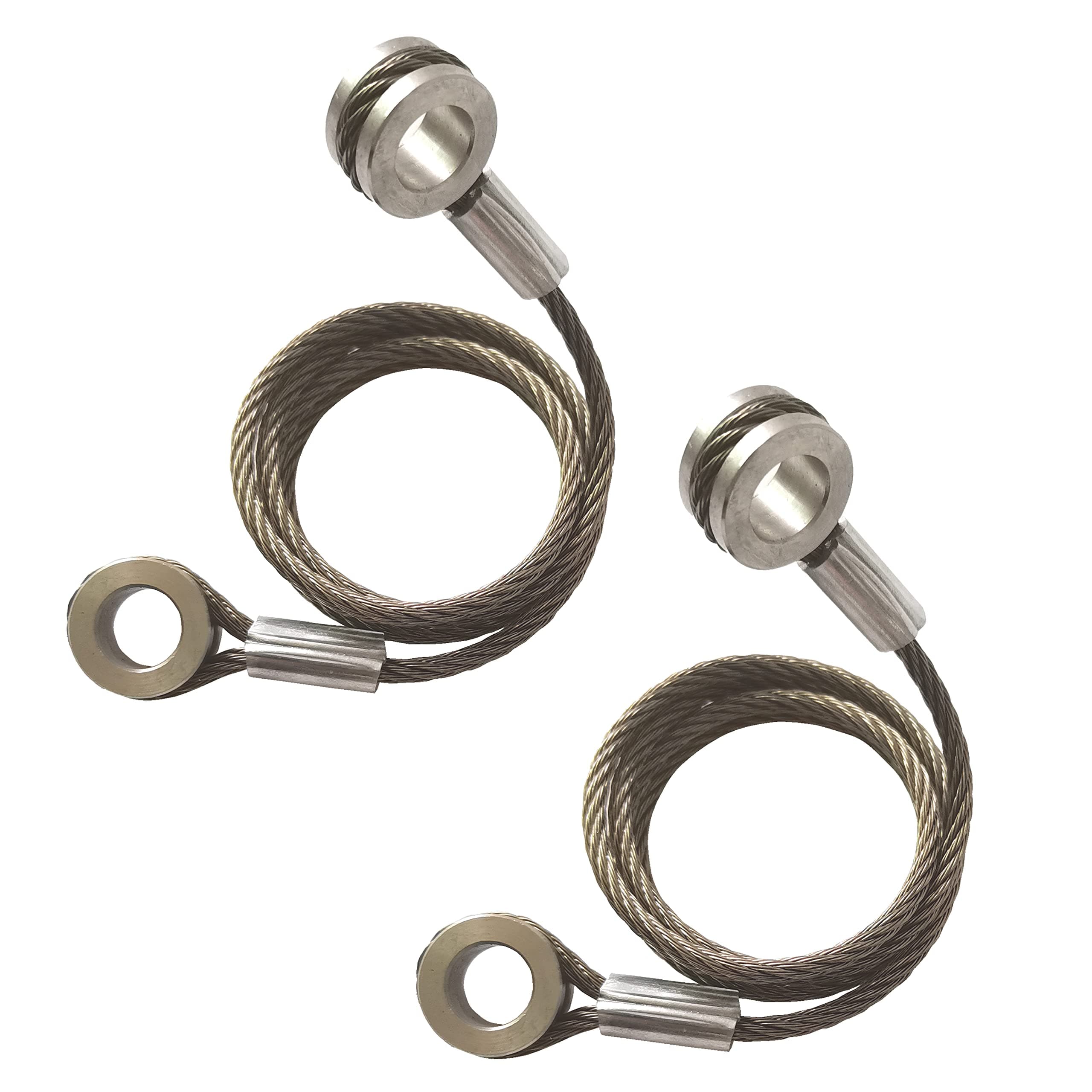 GaeaAuto1 Pair Long Side Hood Stay Control Cable fit for 1987-2010 Peterbilt 357 375 377 378 379#HLK2047‎, 924-5402, L92-6000-0718, Nature, 924-5402