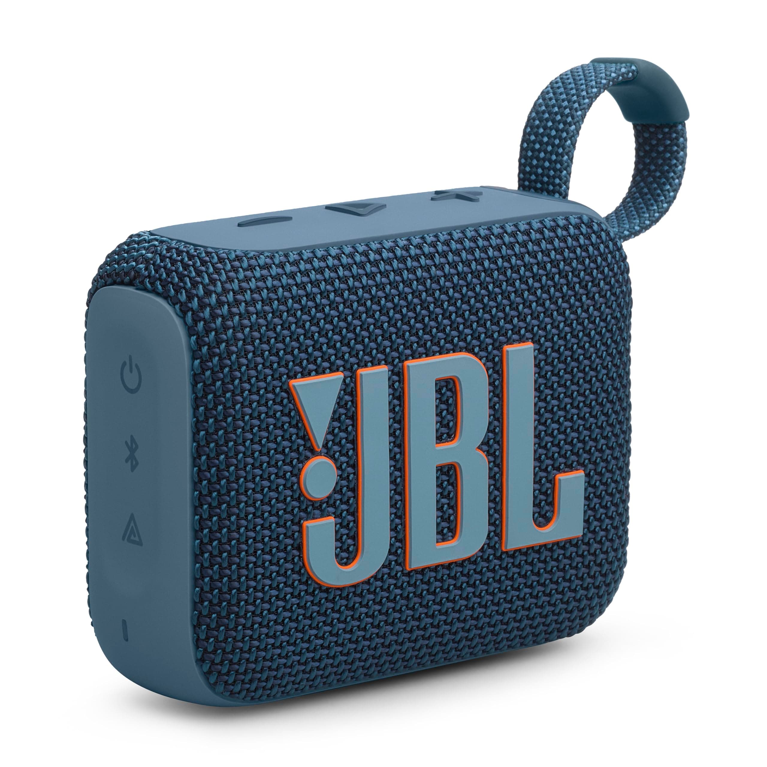 GO 4 Ultra-Portable Bluetooth Speaker with Big JBL Pro Sound and Punchy Bass, PlaytimeBoost, Waterproof Design and 7-Hour Playtime, Blue