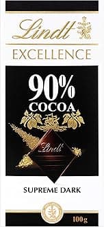 Lindt Excellence Intense Dark Cacao Chocolate Bar, 100g