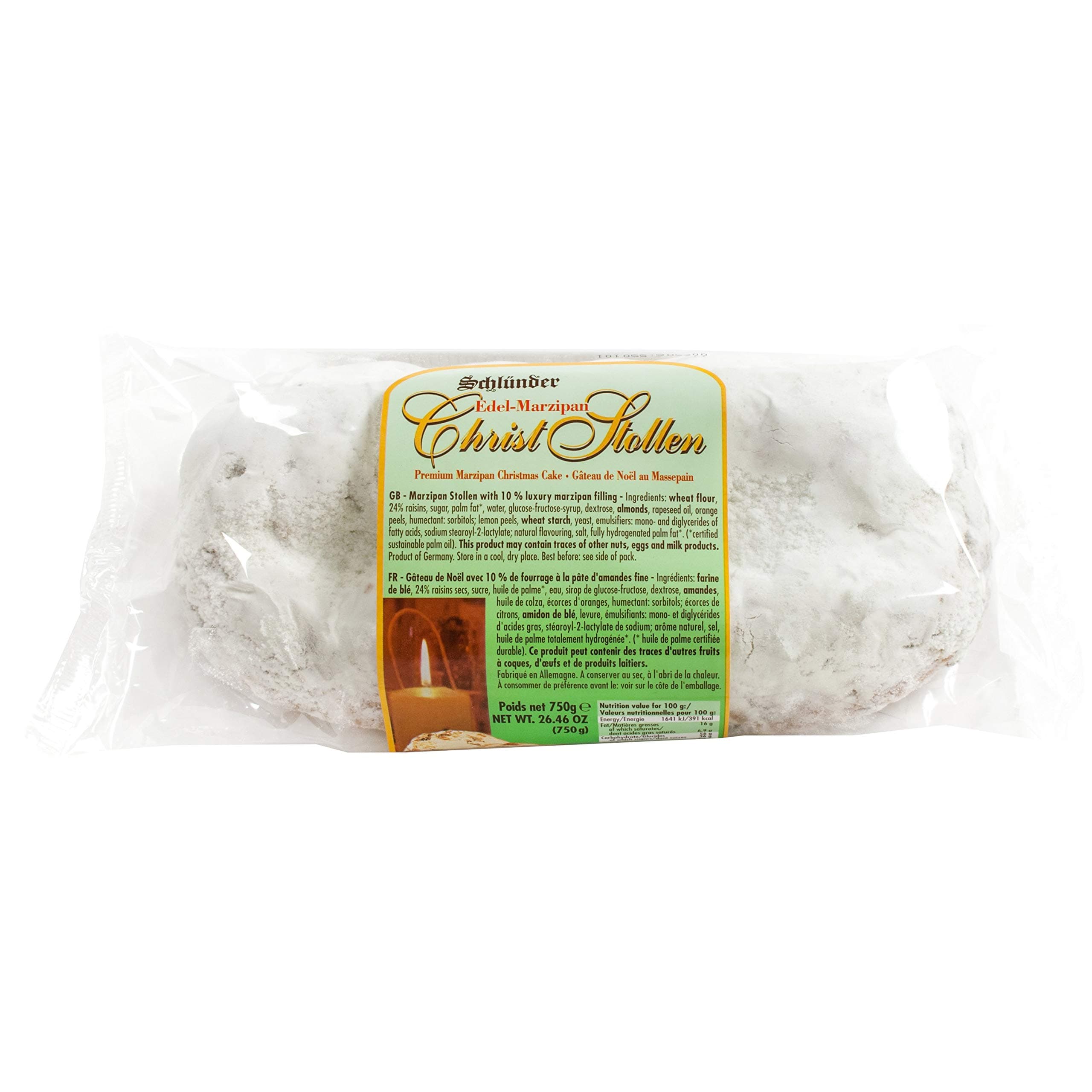 Schlunder Marzipan Christ Stollen (26.4 ounce)