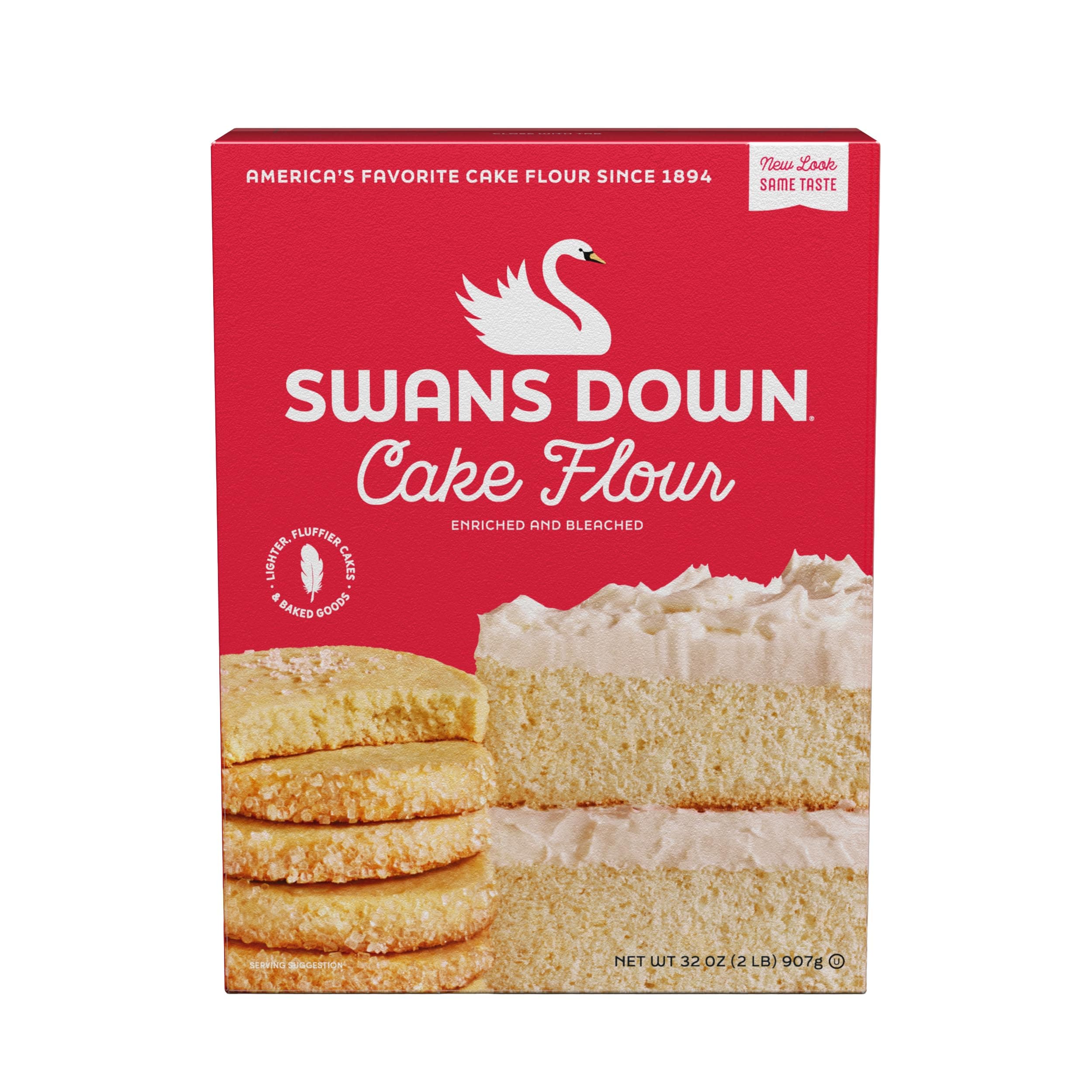 Swans Down Regular Cake Flour, 32oz Box (Pack of 1)