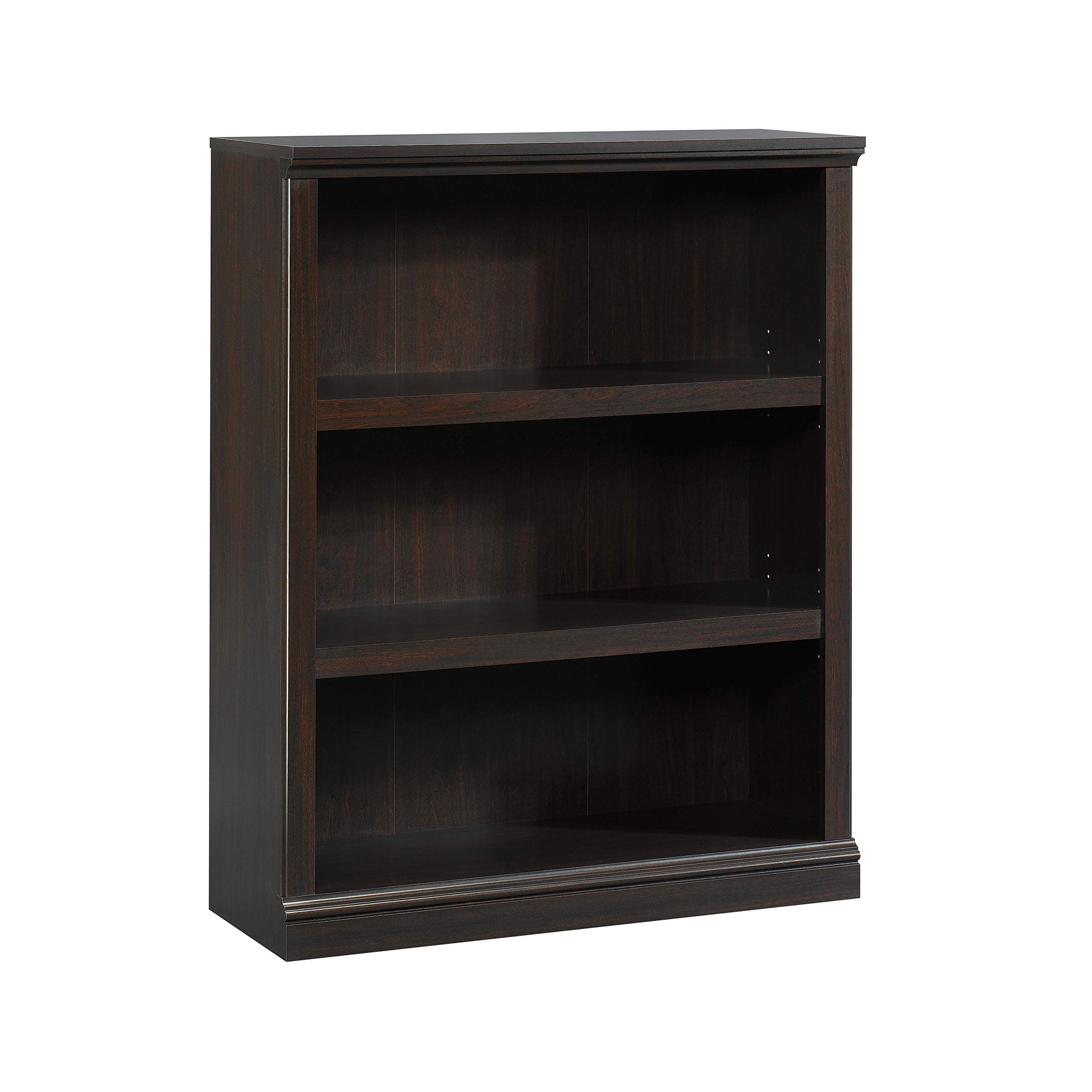 Sauder Select Collection 3-Shelf Bookcase, Jamocha Wood finish