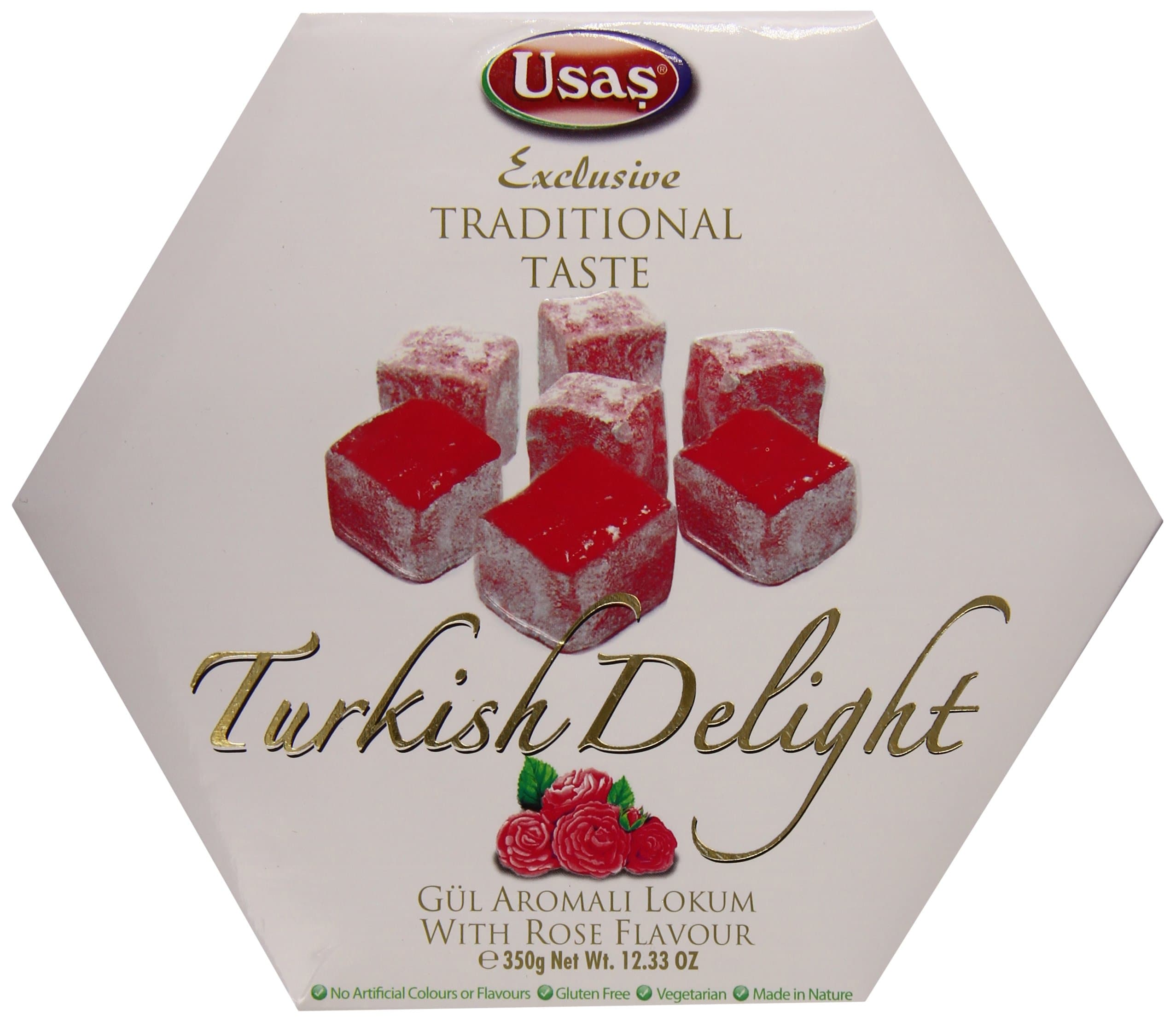 Usas Turkish Delight, Rose, 12.3 Ounce