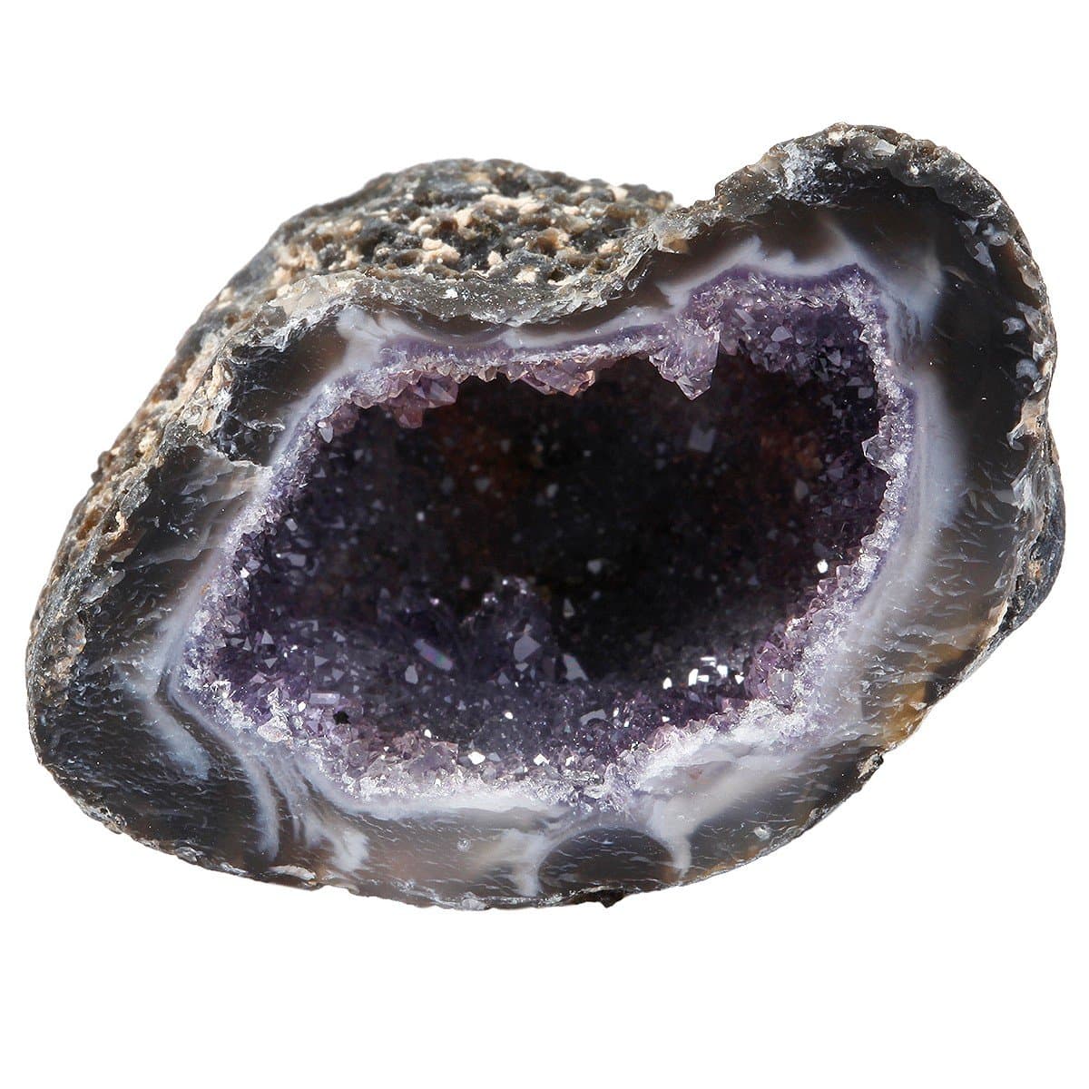 Rockcloud Natural Raw Healing Crystal Druzy Geode Agate Mineral Irregular Home Decoration Gemstone Specimen