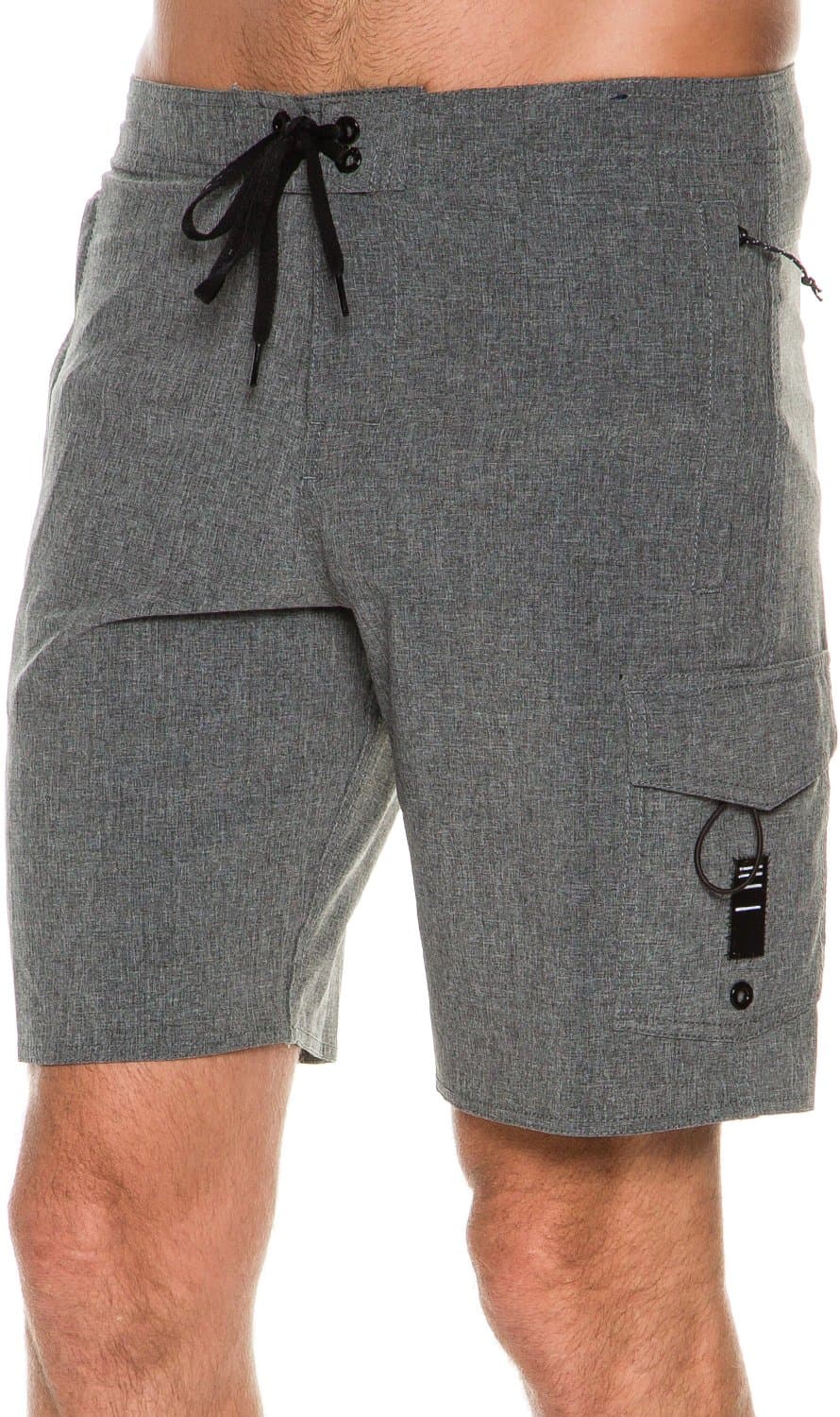 Depactus Long Range Hybrid Shorts - Black Heather - 36