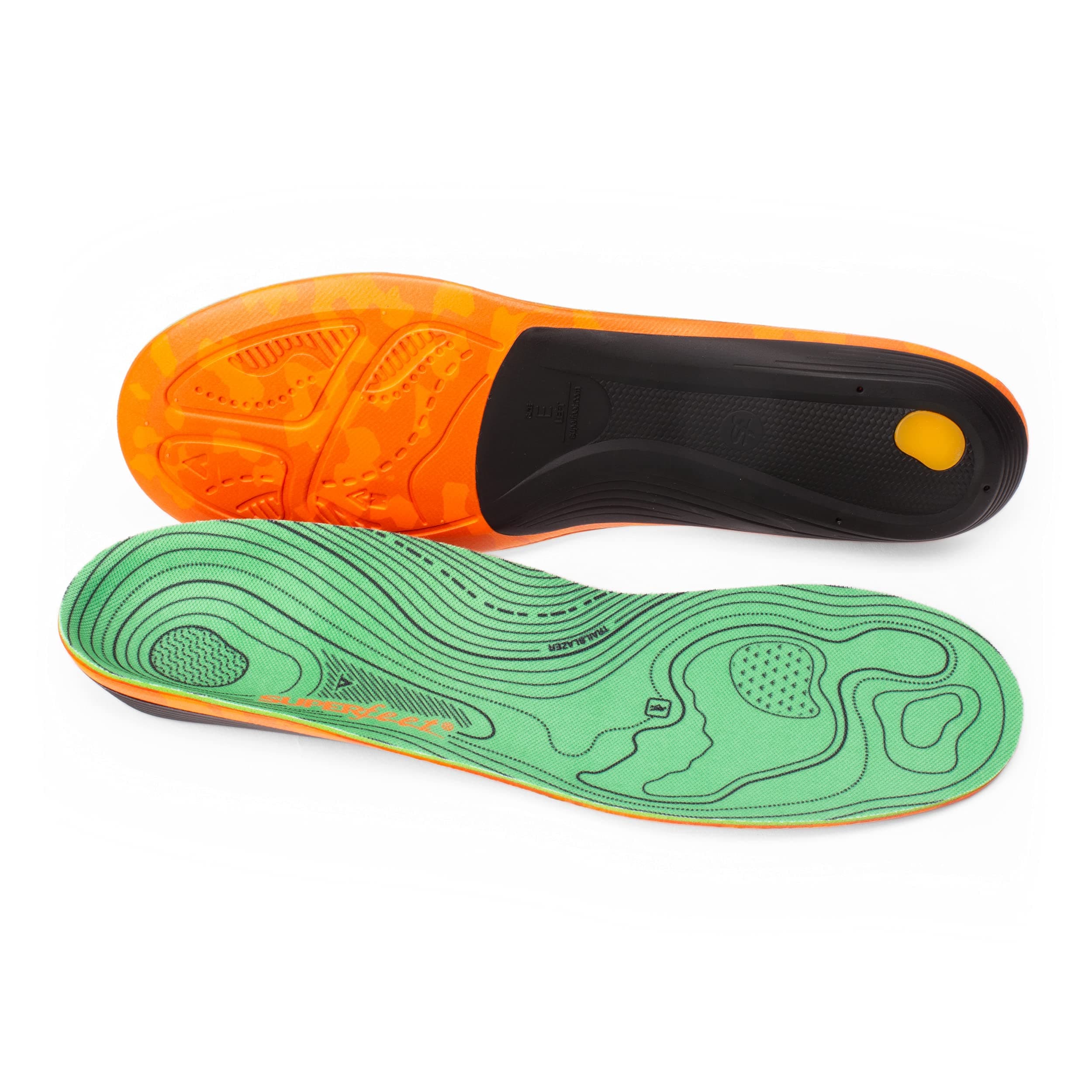 - Hike Support Insoles for Hikers with High Arch Support & Carbon Fiber Stabilizer - 11.5-13 Men / 12.5-14 Women