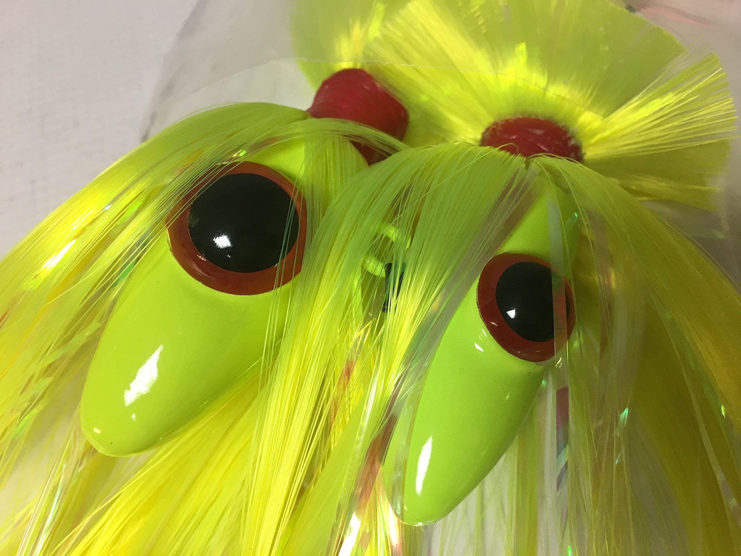 Blue Water Candy - Rock Fish Candy 12 oz & 8 oz Mojo Lure Loaded with 9-Inch Swimbait Shad Bodies Tandem Parachute Rigged & Ready