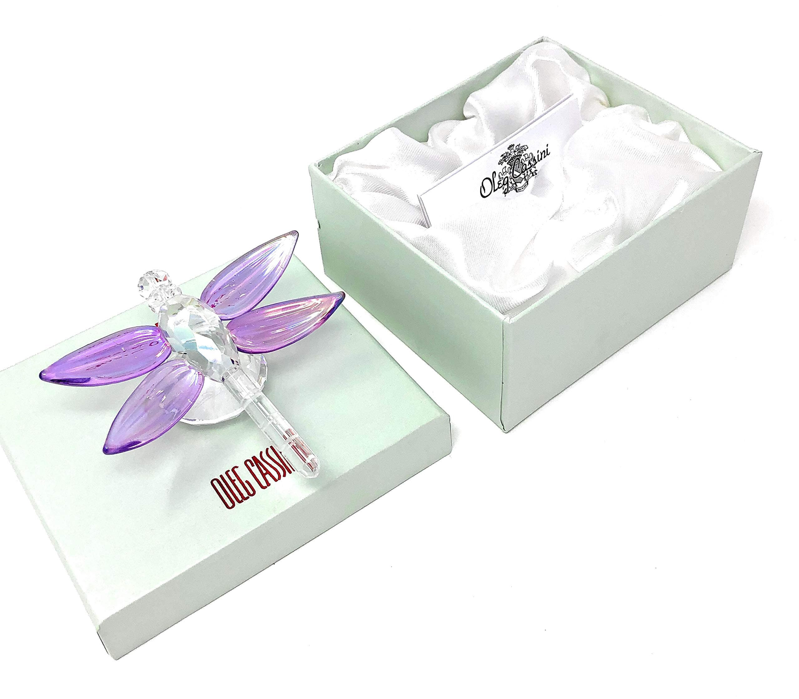 Oleg Cassini Crystal Dragonfly ~ Lavender