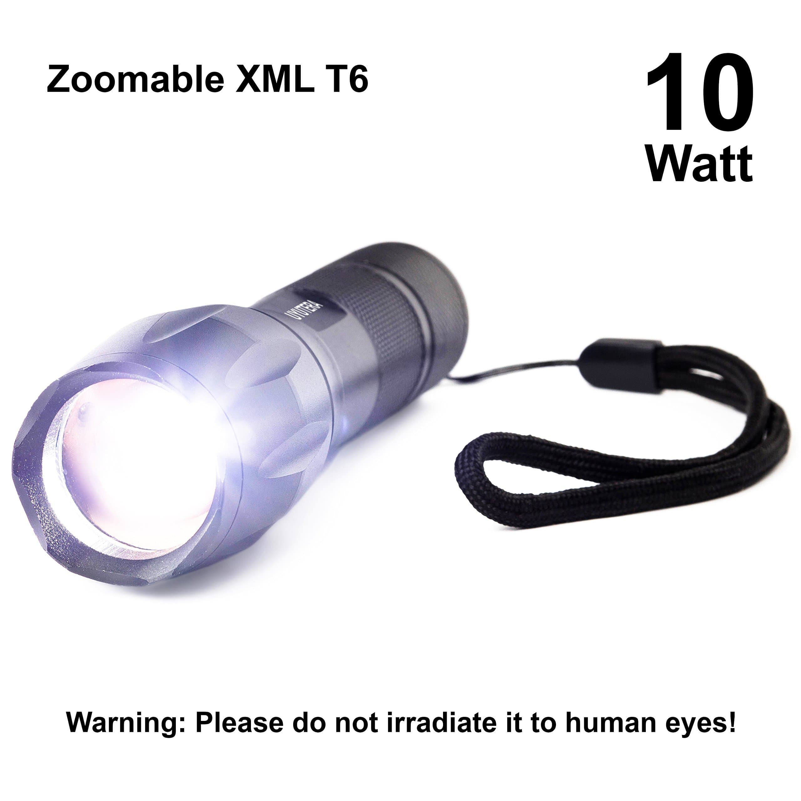 Super Bright Handheld Tactical Flashlight - Portable LED Heavy Duty Water Resistant Zoomable Flashlight - 5 Light Modes - Led Lights - Best Tools for Hiking Hunting Fishing and Camping EDC