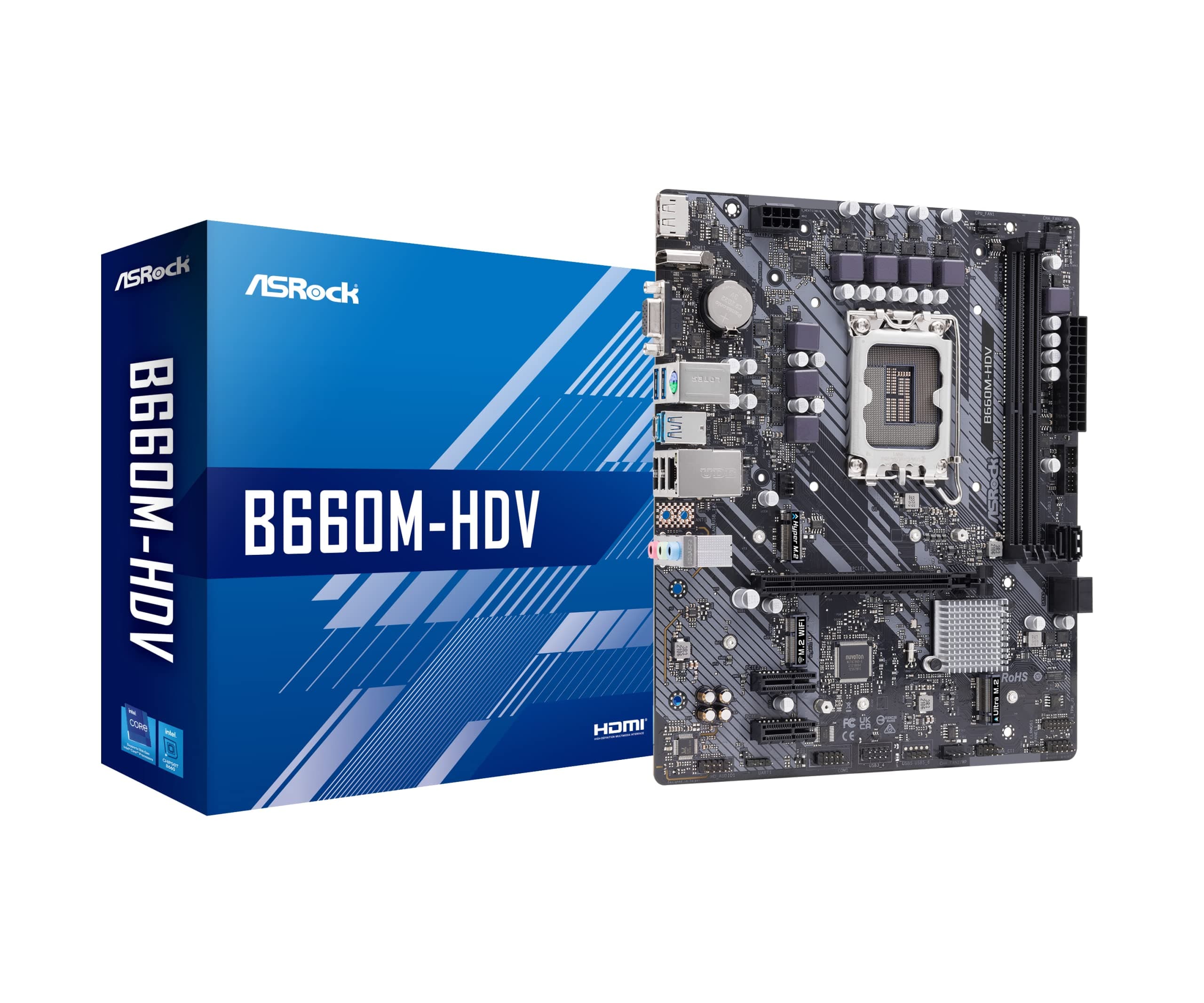 Asrock B660M-Hdv 1700 Socket 2 DDR4