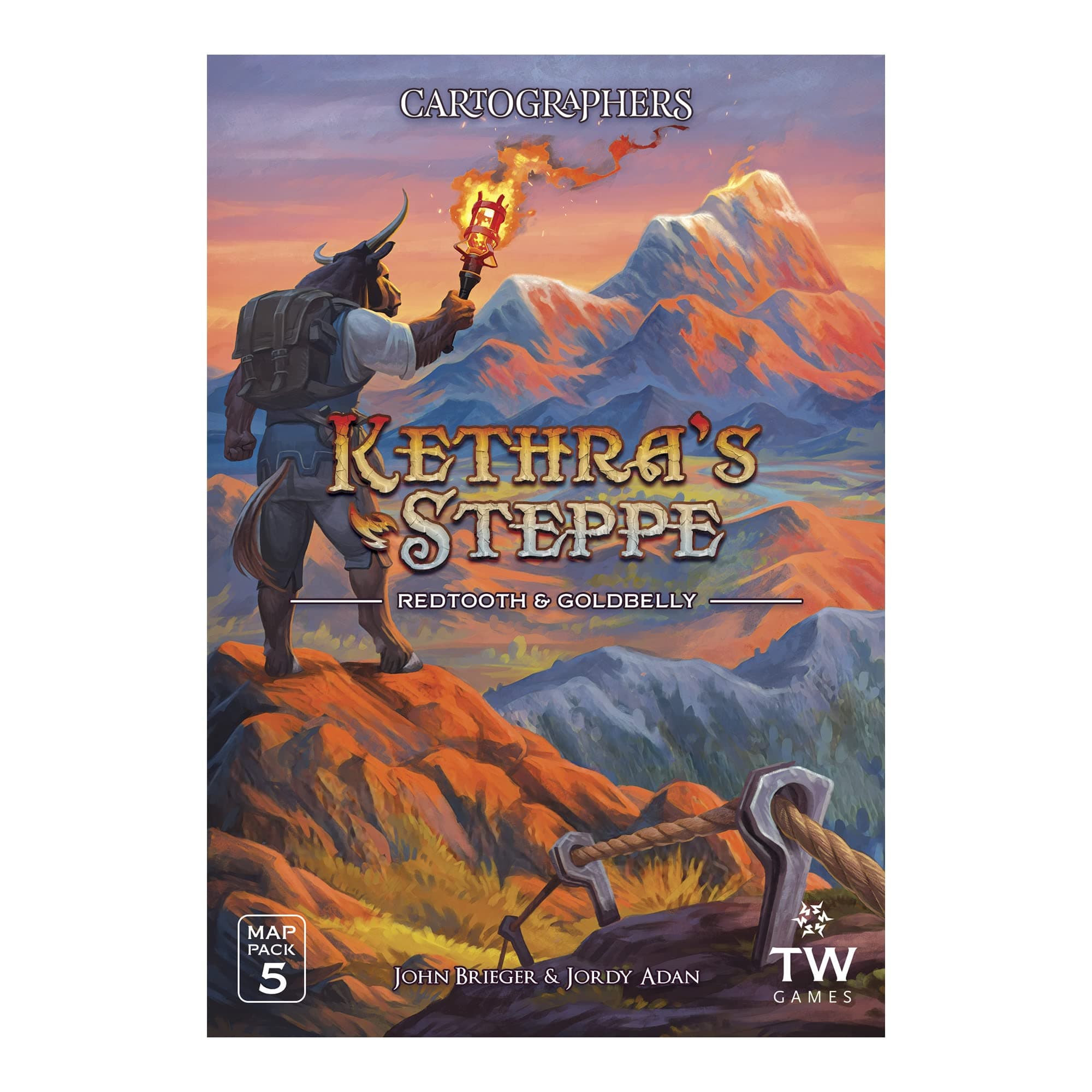Thunderworks Games Cartographers: Map Pack 5 - Kethra's Steppe