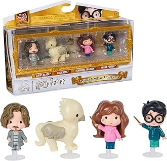 Wizarding World Harry Potter, Micro Magical Moments Prisoner of Azkaban Rescue Gift Set with 4 Mini Figures & Display Case, Kids’ Toys for Ages 6+