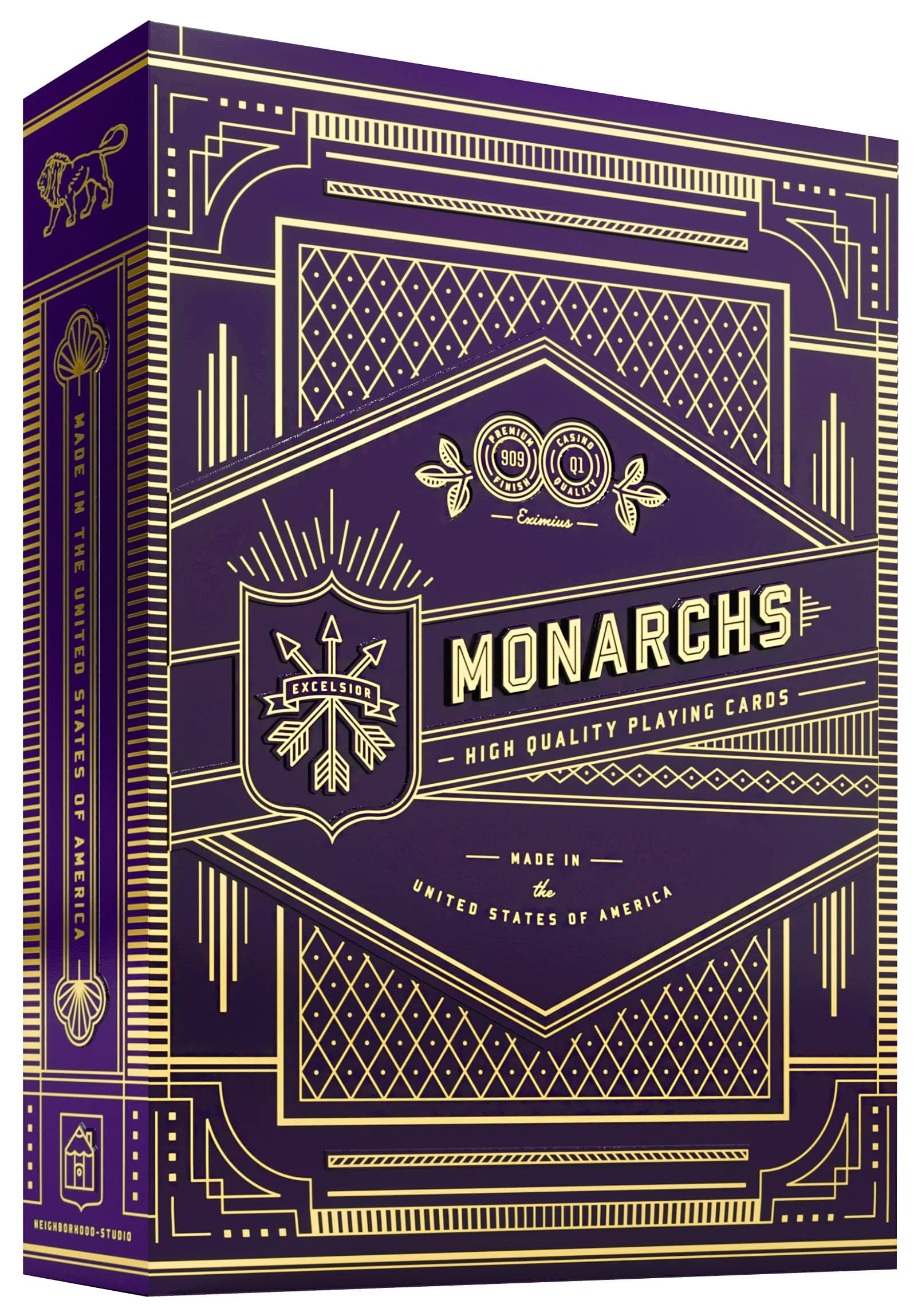 Monarchs Playing Cards (Purple)