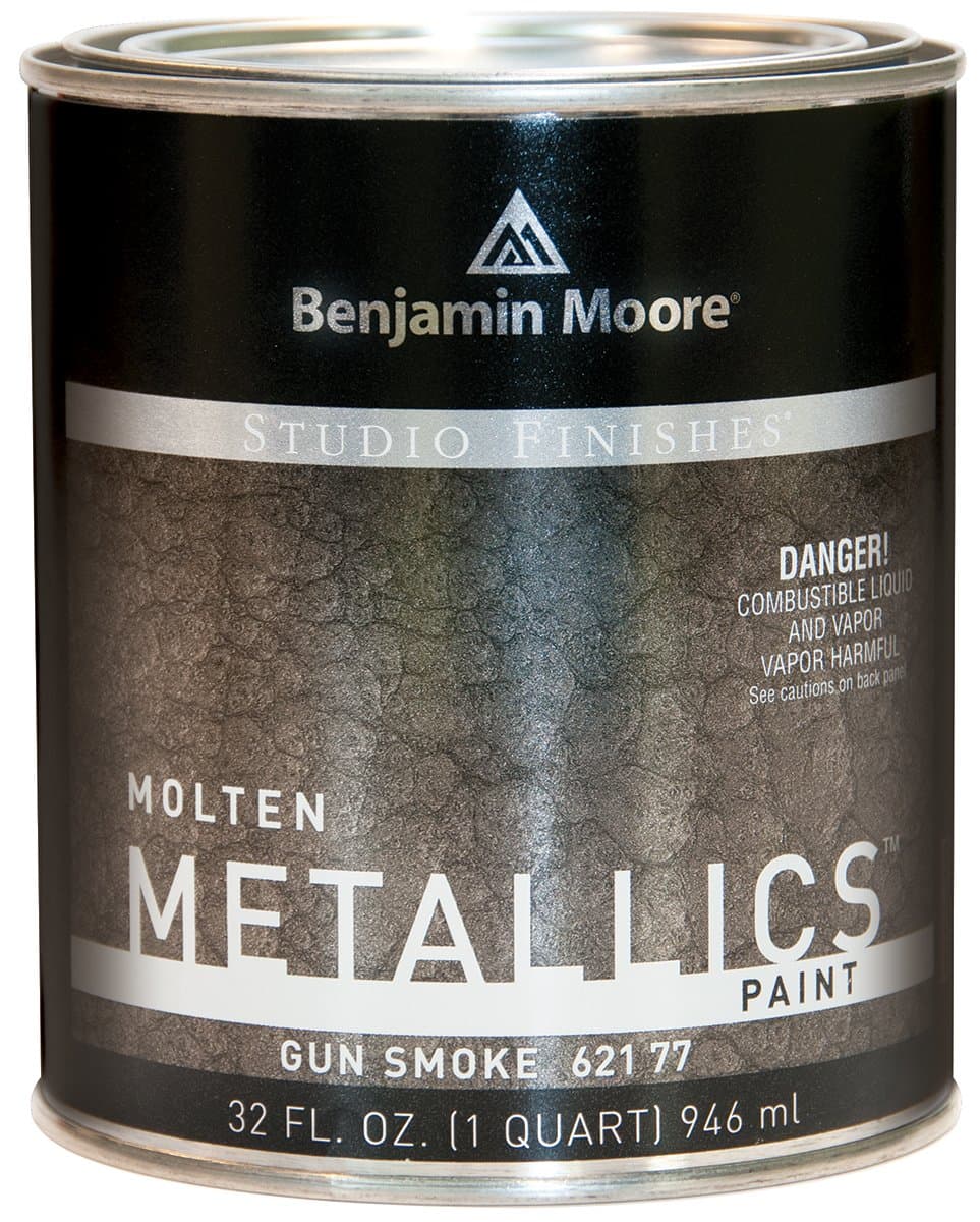 Studio Finishes Molten Metallics - Quart (Gun Smoke)