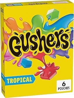 Fruit Flavored Snacks, Tropical, Gluten Free, 0.8 oz, 6 ct