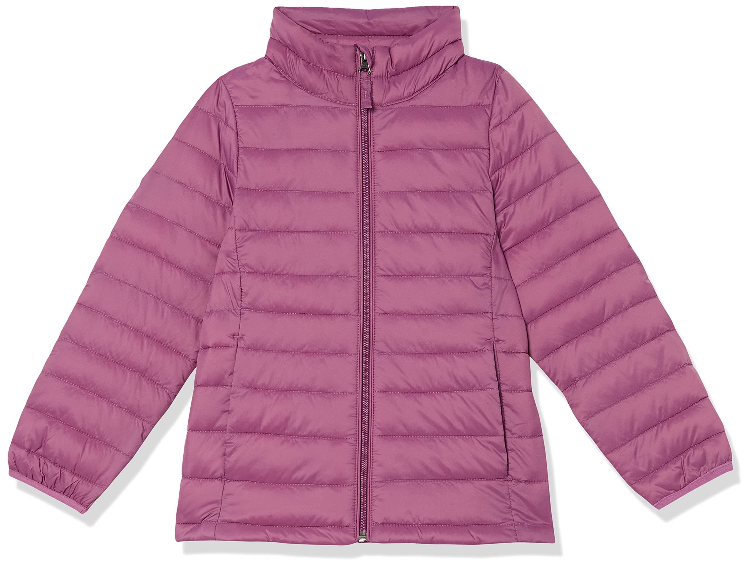 girls Light-weight Water-resistant Packable Mock Puffer Jackets