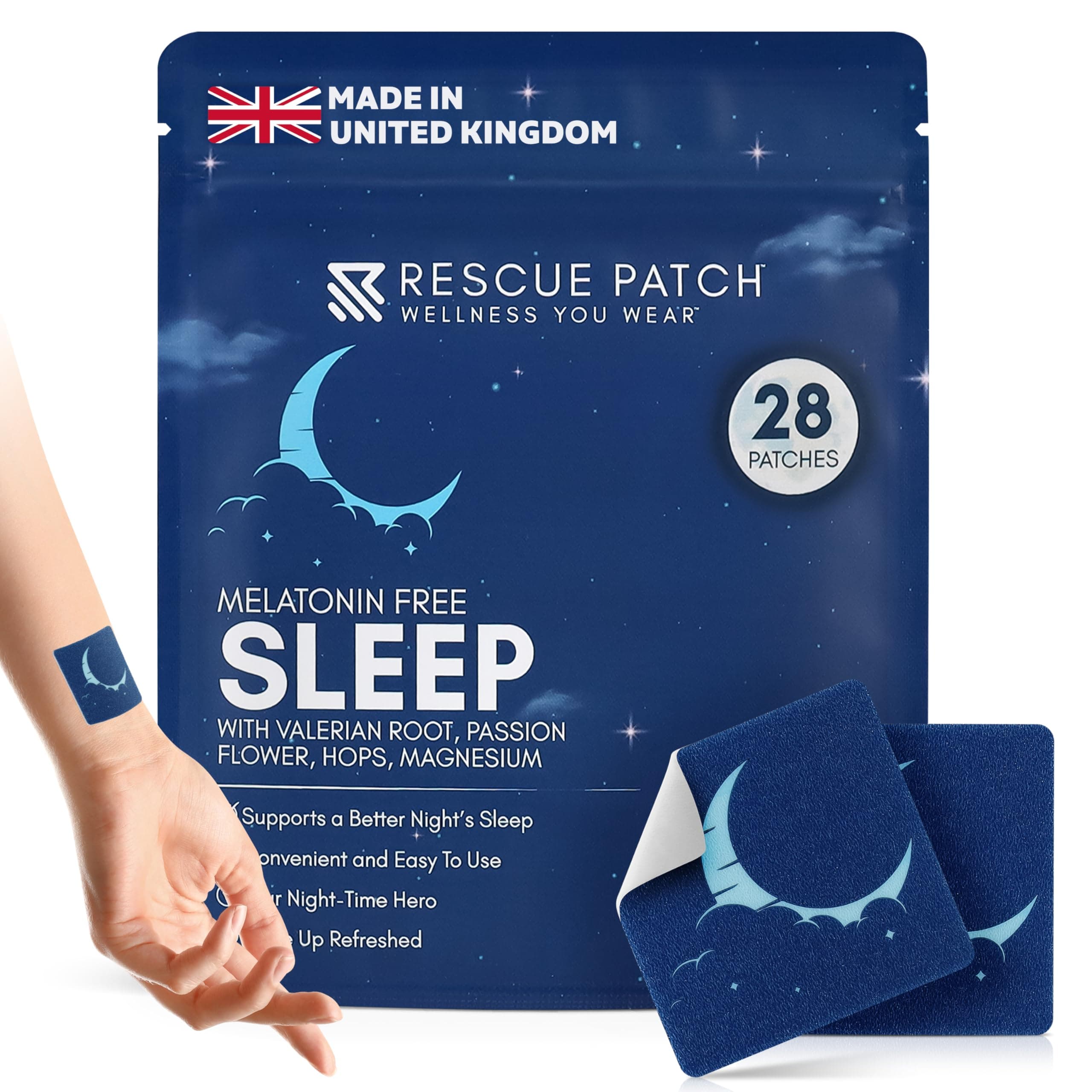- Sleep Patches for Adults Extra Strength | Natural Sleeping Patches for Adults | Melatonin-Free Sleep Patch for Relaxation and Restful Night – Long-Lasting Formula