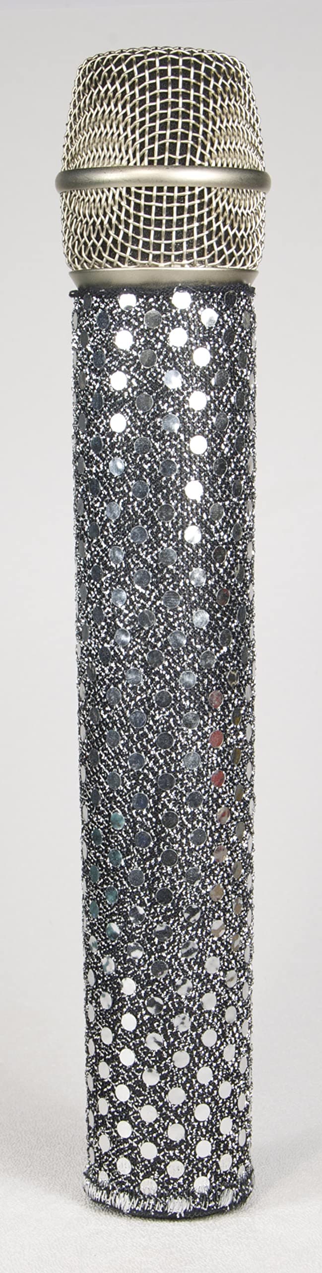 MicFX »2009 Silver Sensation« Microphone Sleeve - Slip On Sleeve For Wireless Mics