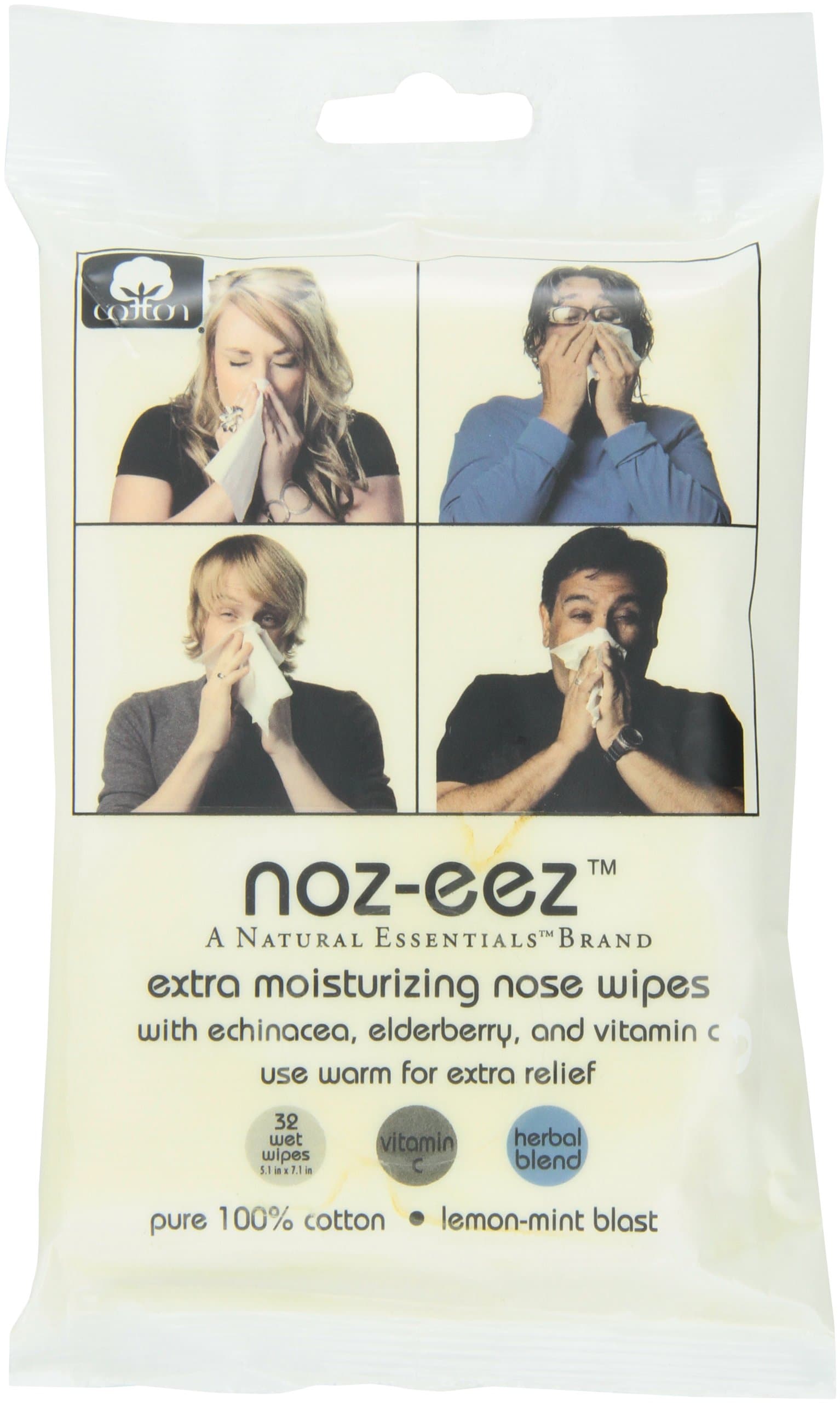 Noz-eez, Adult Lemon Mint Blast, 32-Count