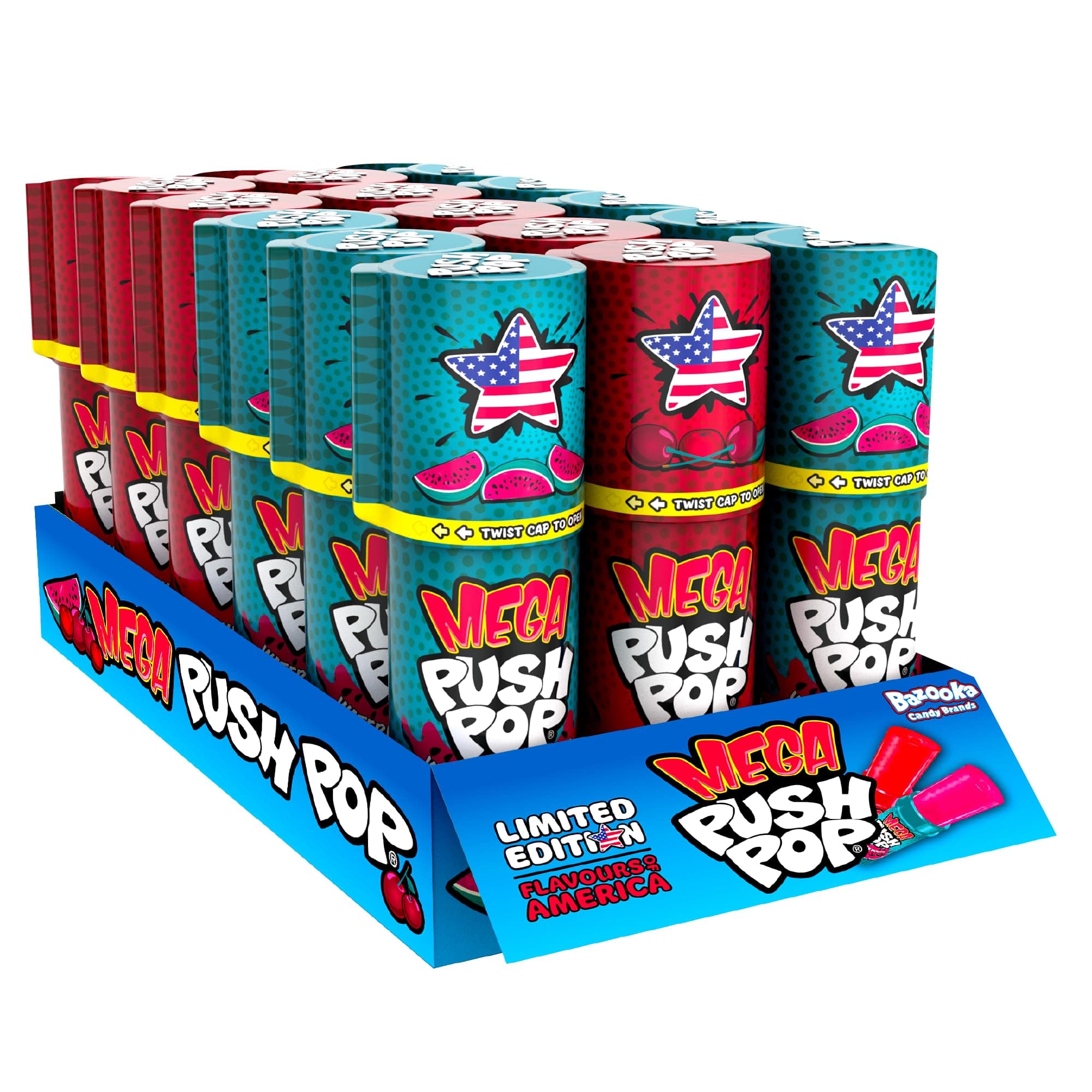 Push Pop Bazooka Mega 30g (Pack Of 18)
