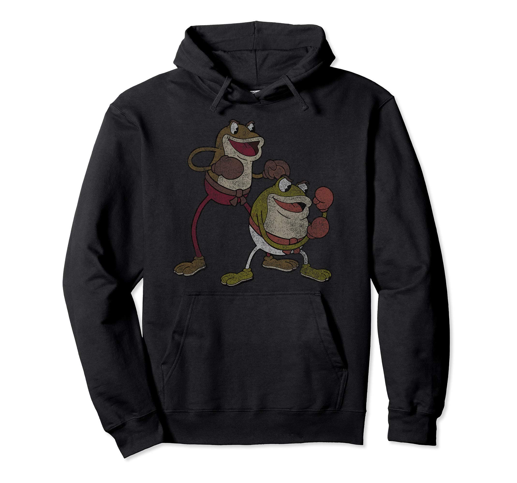 Cuphead Ribby And Croaks Boxing Frogs Pullover Hoodie