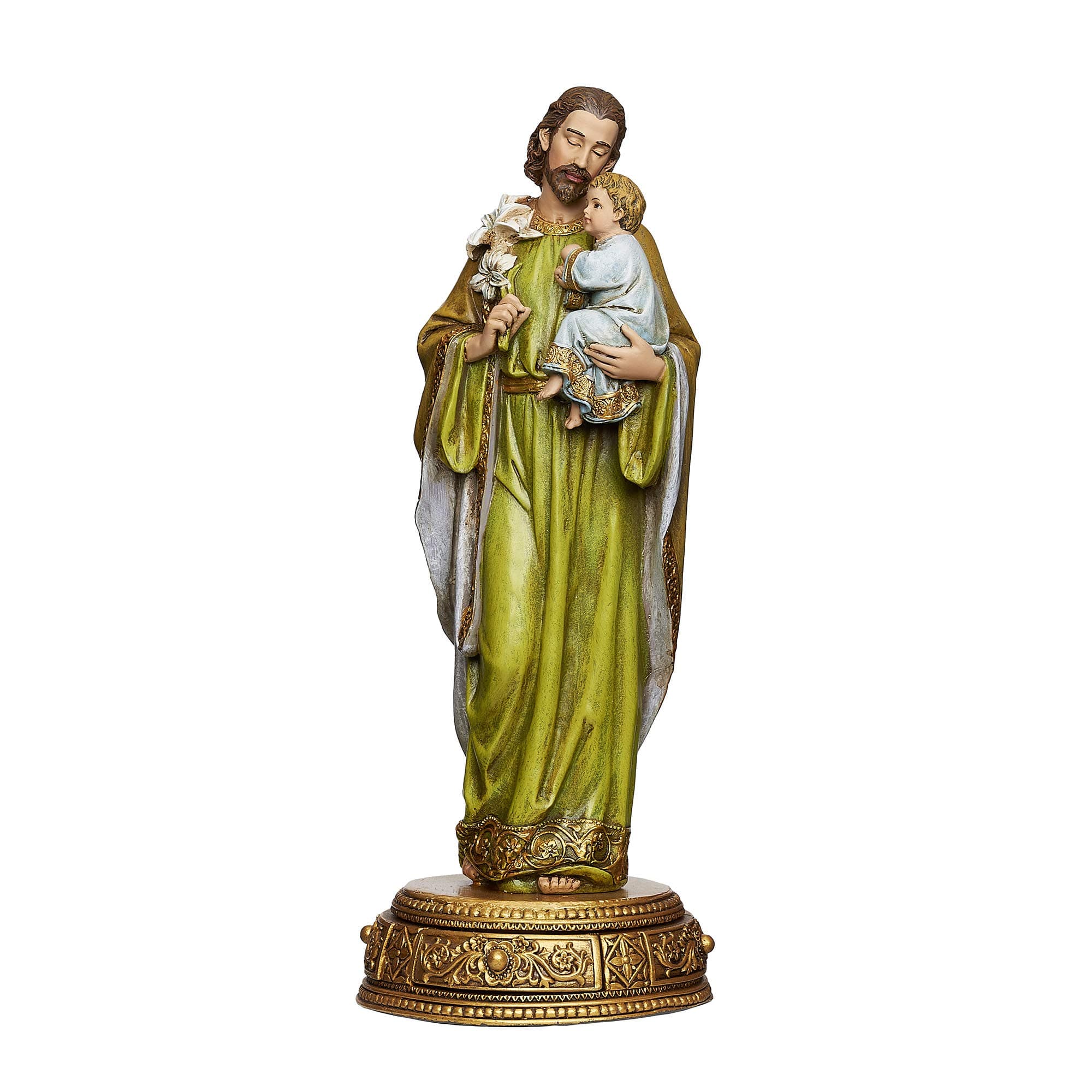 Joseph's Studio 10.25" St. Figurine With Base Heavenly