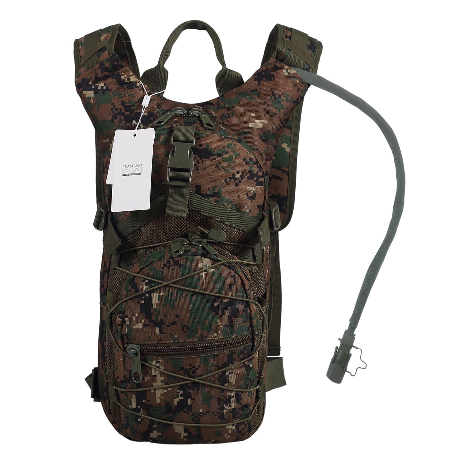 seamand Hydration Backpack with 3L Water Bladder for Hiking and Climbing