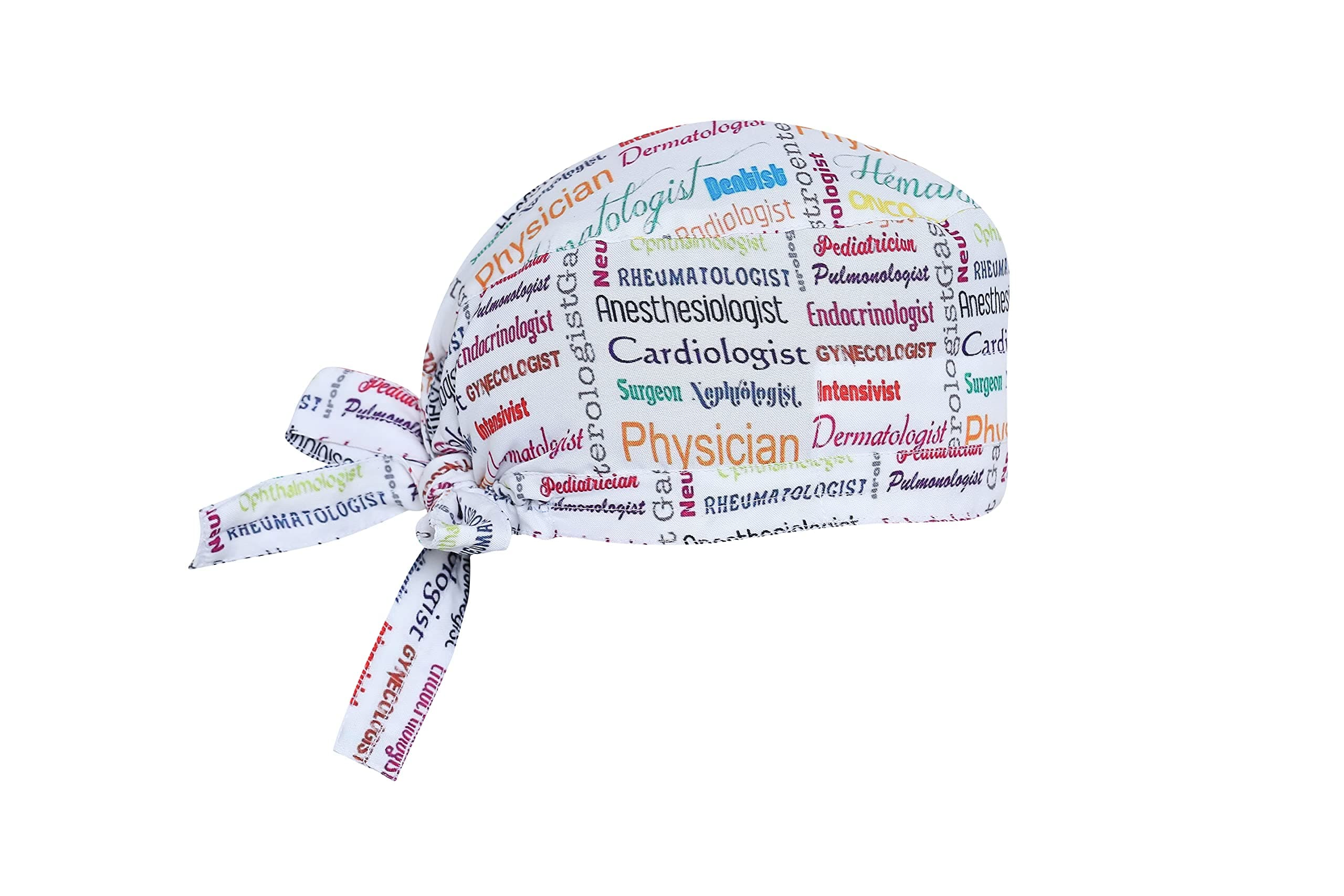 Printed Scrub Cap Unisex with Sweat Band