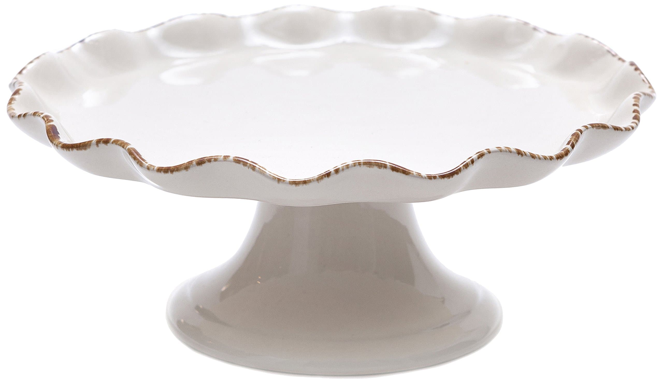 Prima Design Classic Cake Stand, 10-Inch, Cream