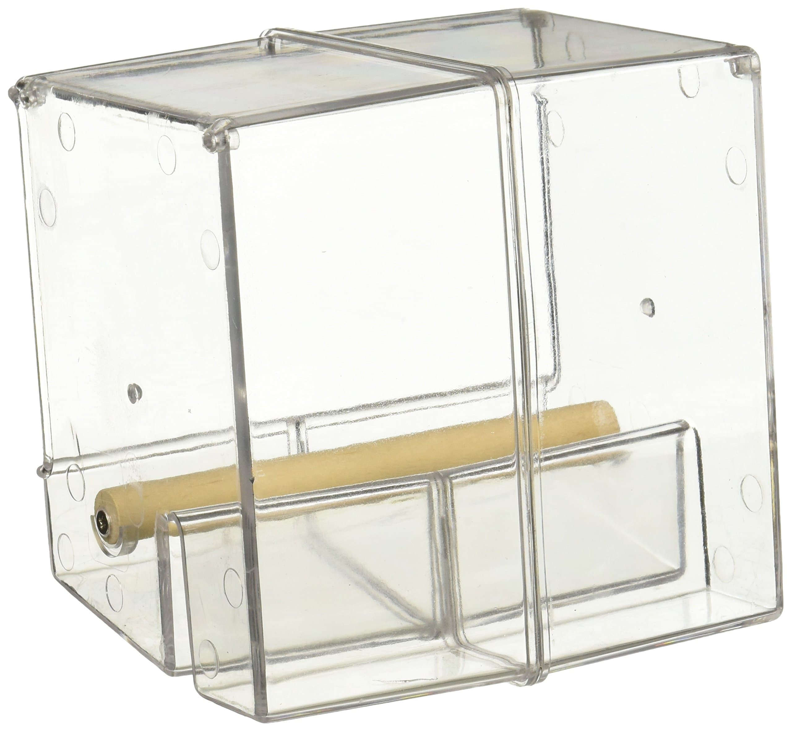 Featherland Paradise Creative Foraging Systems Seed Corral No Mess Pet Feeder, Keeps Cage Cleaner