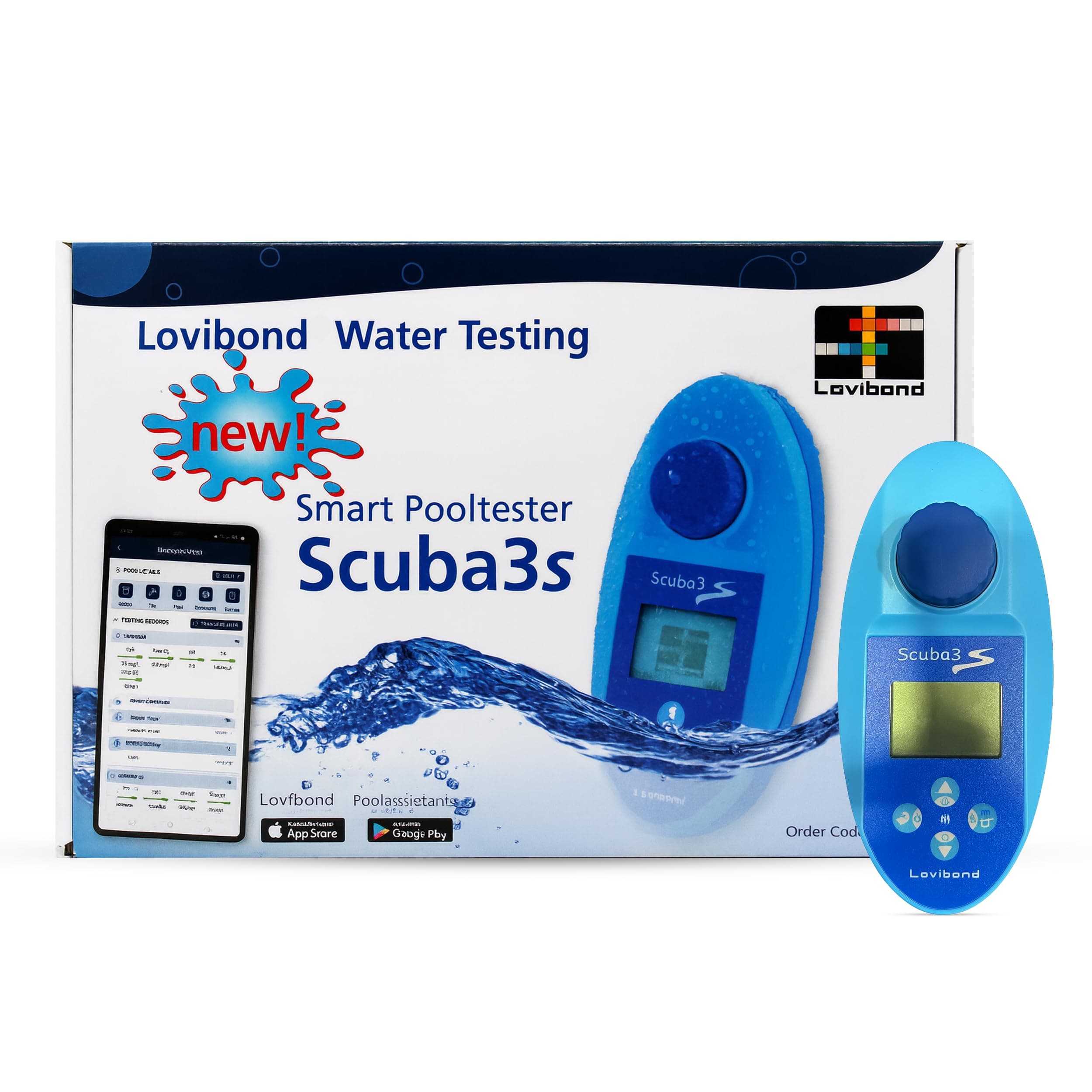 Test All Water – Lovibond Scuba3S Digital Meter & Water Test Kit – Ph, Total,...