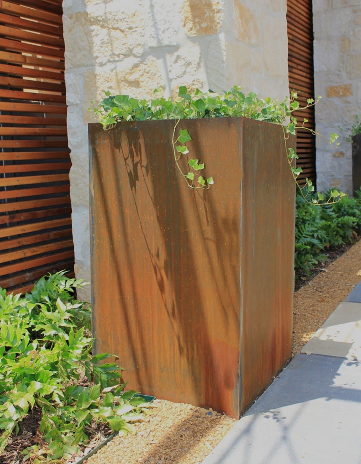 Bentintoshape Columnar Cor-Ten Steel Planters