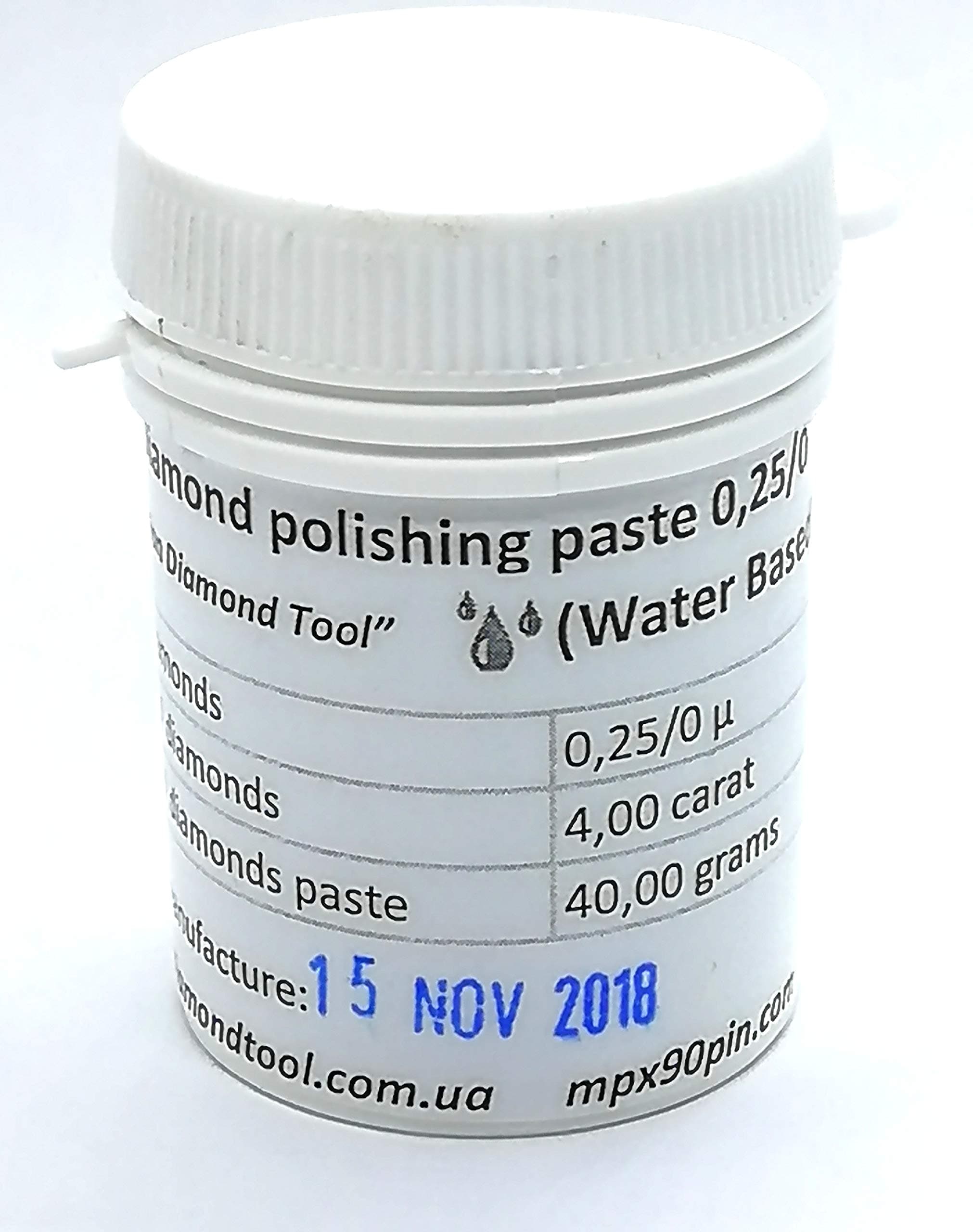 Diamond Water-Based polishing Paste 0.25 Micron. 40g