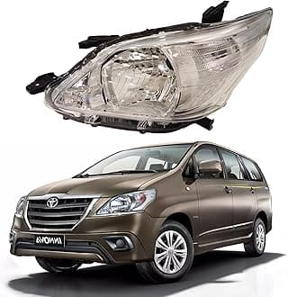 Headlight/front Light Assembly Compatible For Toyota Innova (Left/Passenger Side) Type 3 without bulb (2012-2016) Halogen