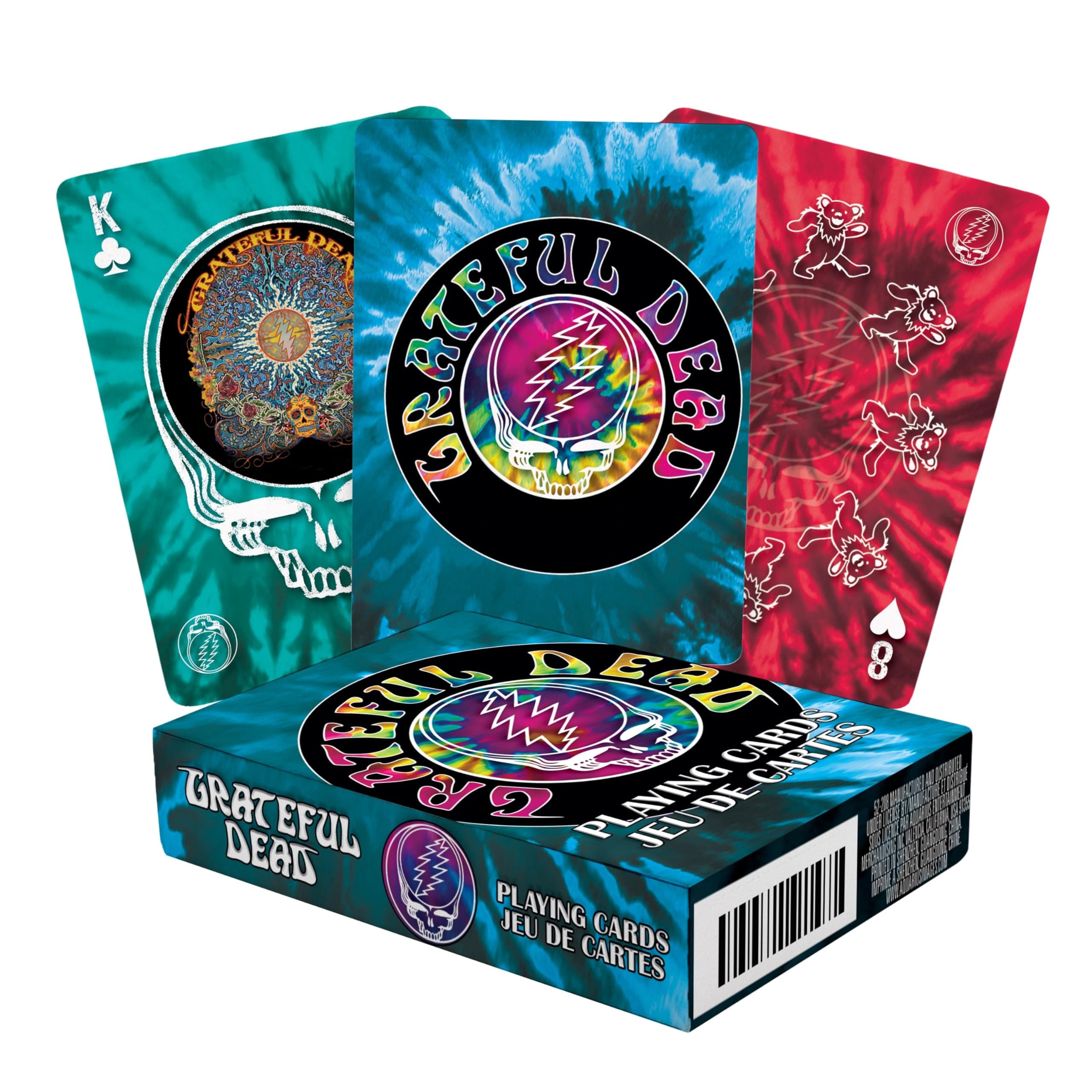 AQUARIUS Grateful Dead Playing Cards - Grateful Dead Themed Deck of Cards for Your Favorite Card Games - Officially Licensed Merchandise & Collectibles