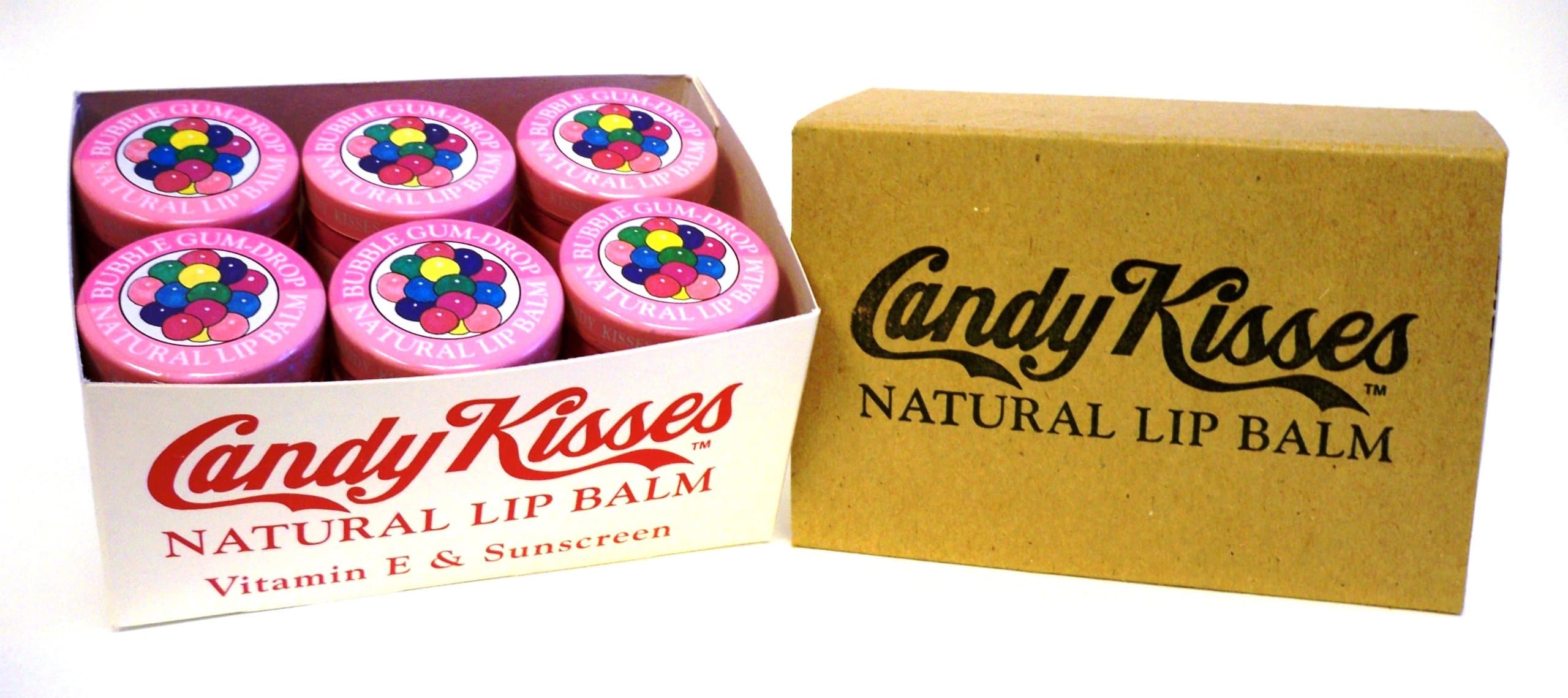 Natural Lip Balm 24 Pieces (Bubblegum)
