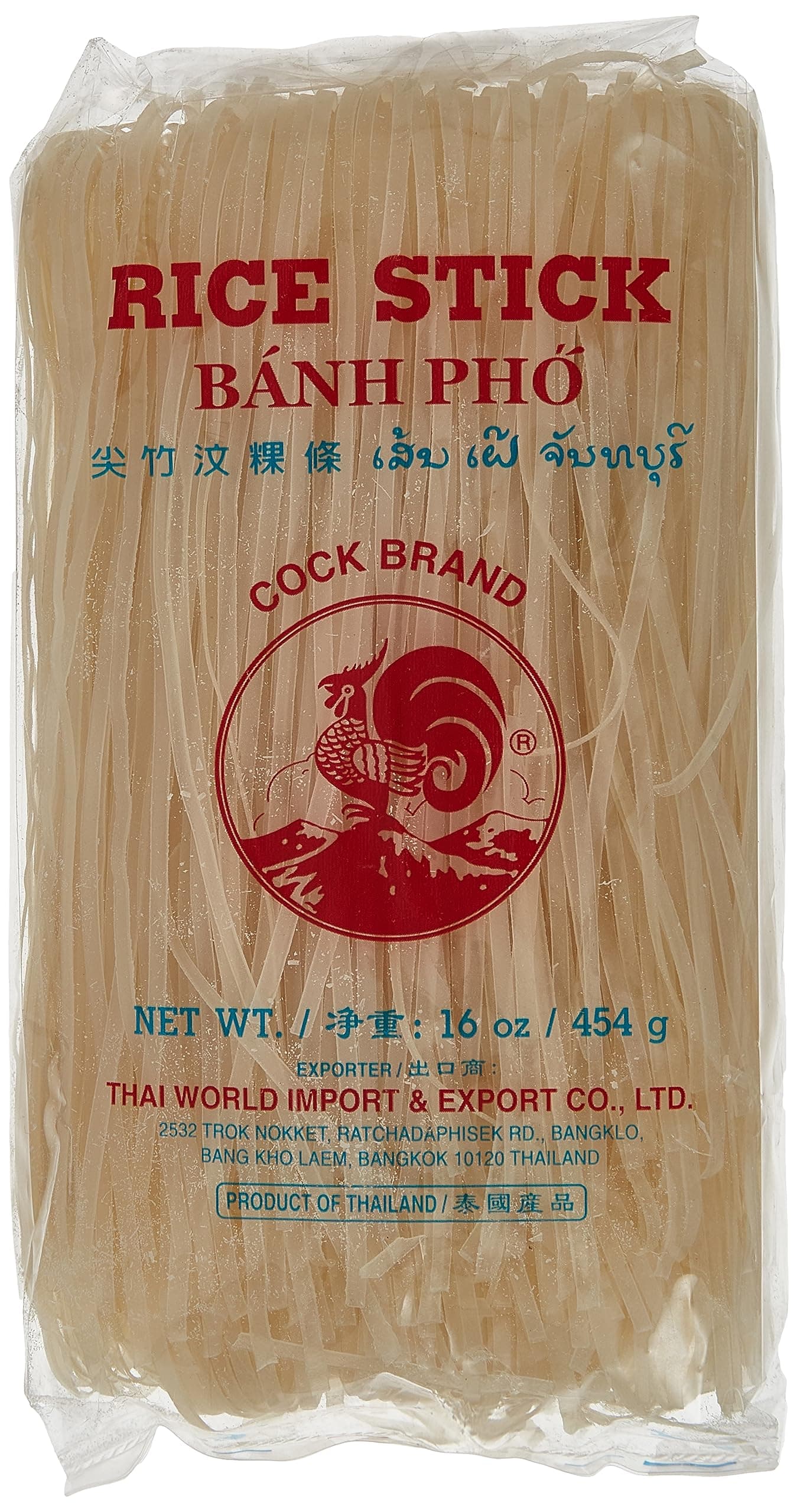 Cock 3 mm Rice Stick 454 g