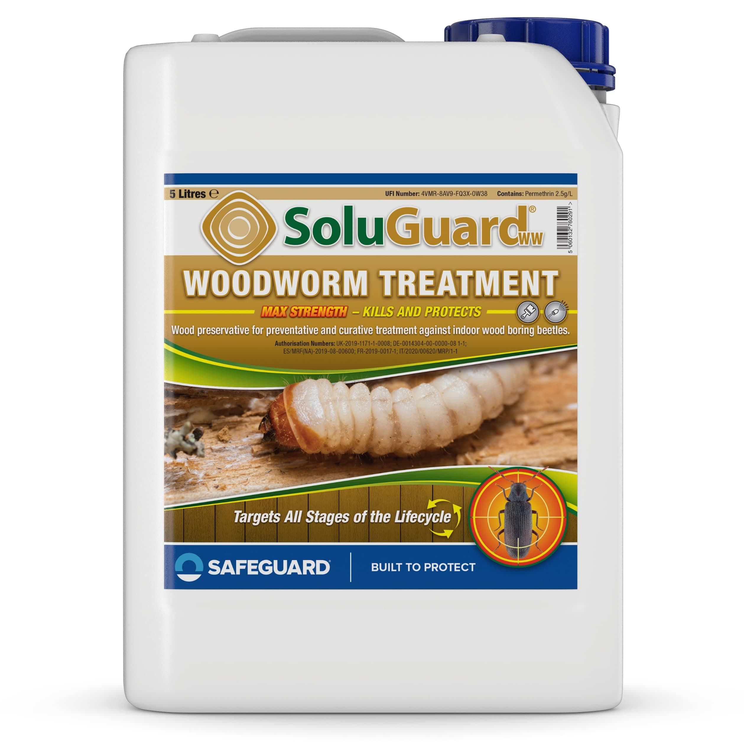 Soluguard Woodworm Treatment - 5L