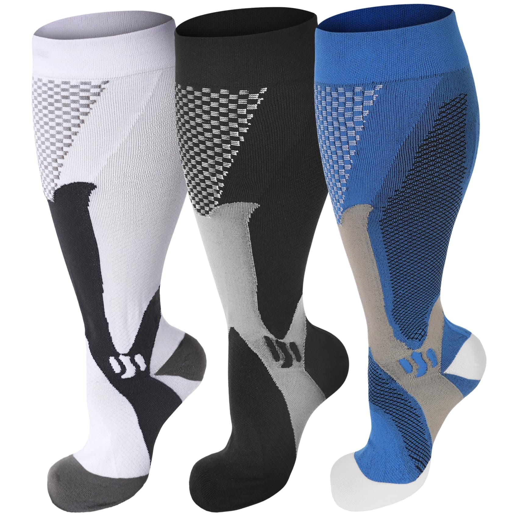 Compression Socks for Men Women 20-30 mmHg Compression Socks