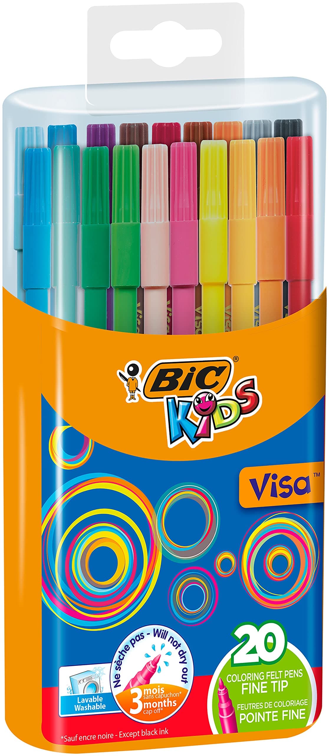 BIC Kids Visa Colouring Pens 20 Box
