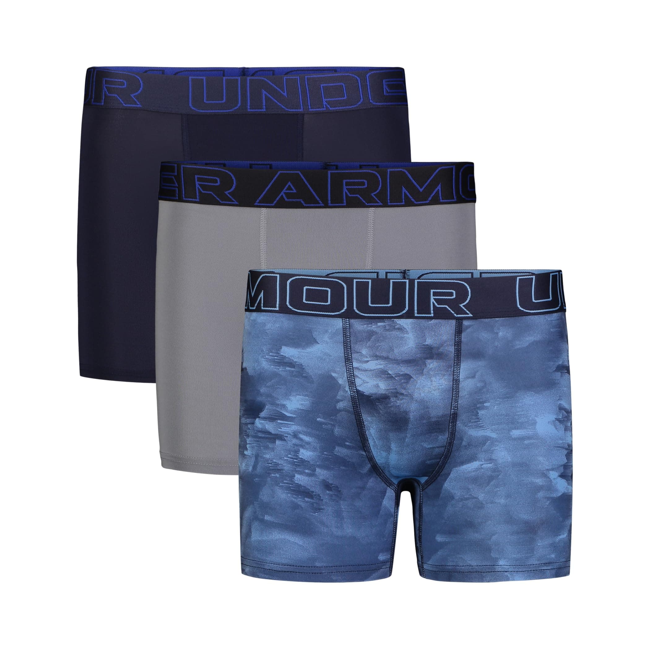 Under Armour Boy's Performance Boxer Briefs, Lightweight & Smooth Stretch Fit Underwear (pack of 3)