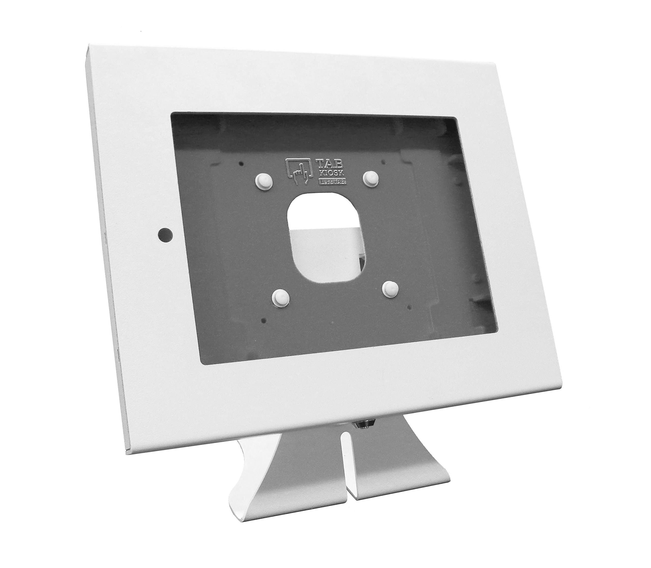 TabKiosk Tabletop Anti-Theft Frame Lock Set Wall/Desk Mounting Bracket for Apple iPad 2/3 / 4 White