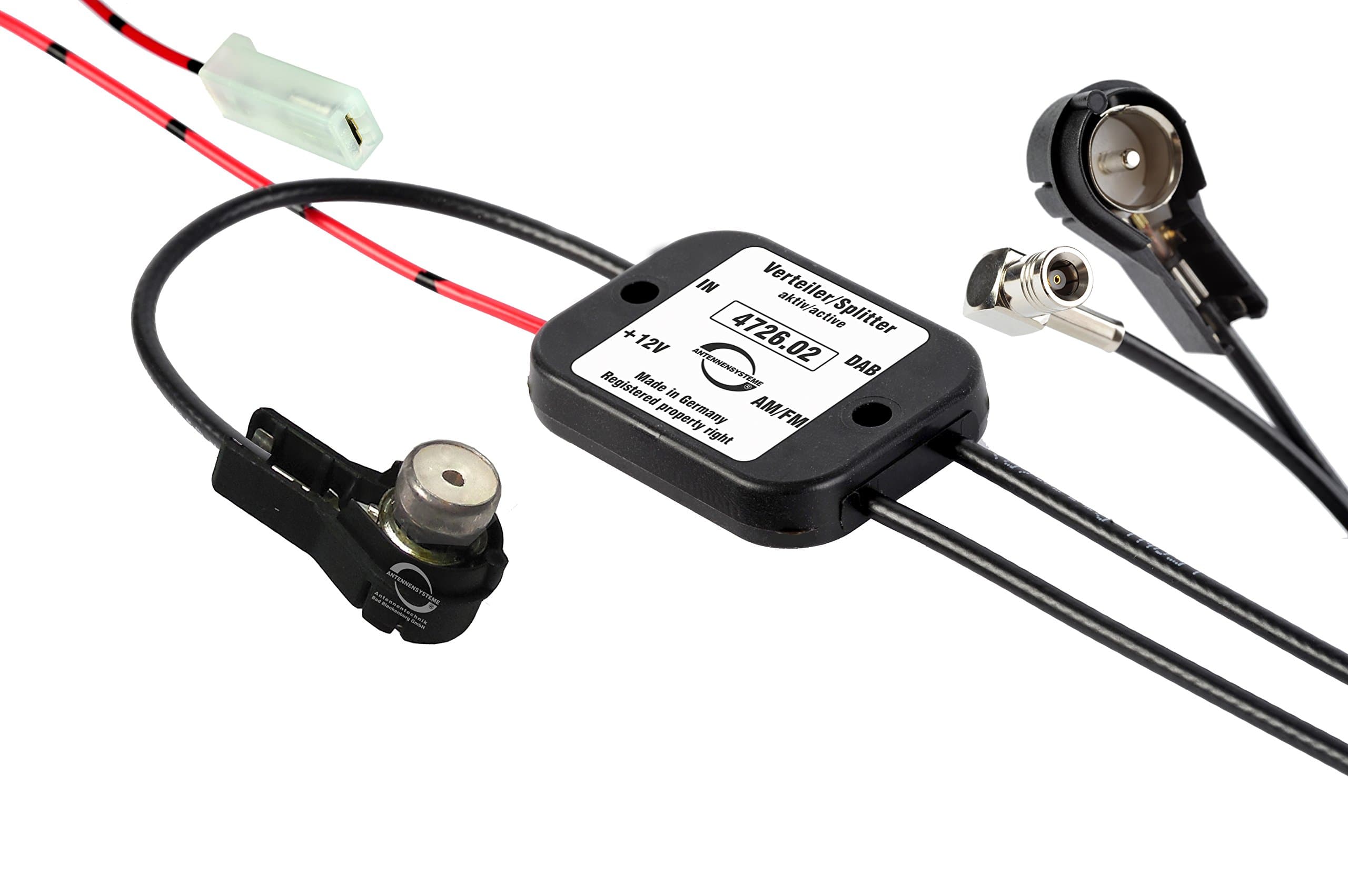 Antennentechnik Bad Blankenburg 4726.02 Active Crossover Network/Splitter for Passive Antenna (FM/DAB)