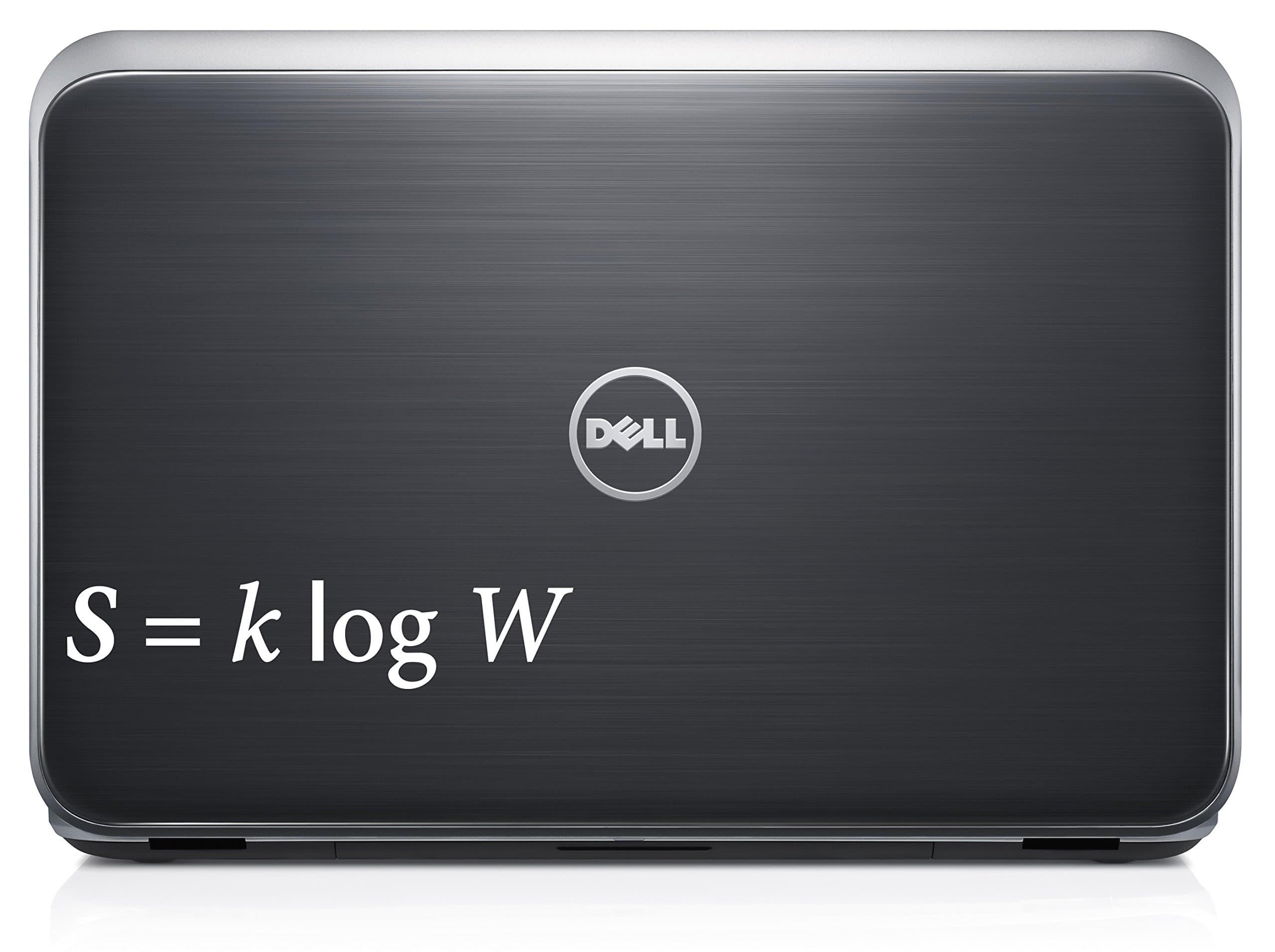 Boltzmann's equation Sticker Decal by Buttered Kat (White)