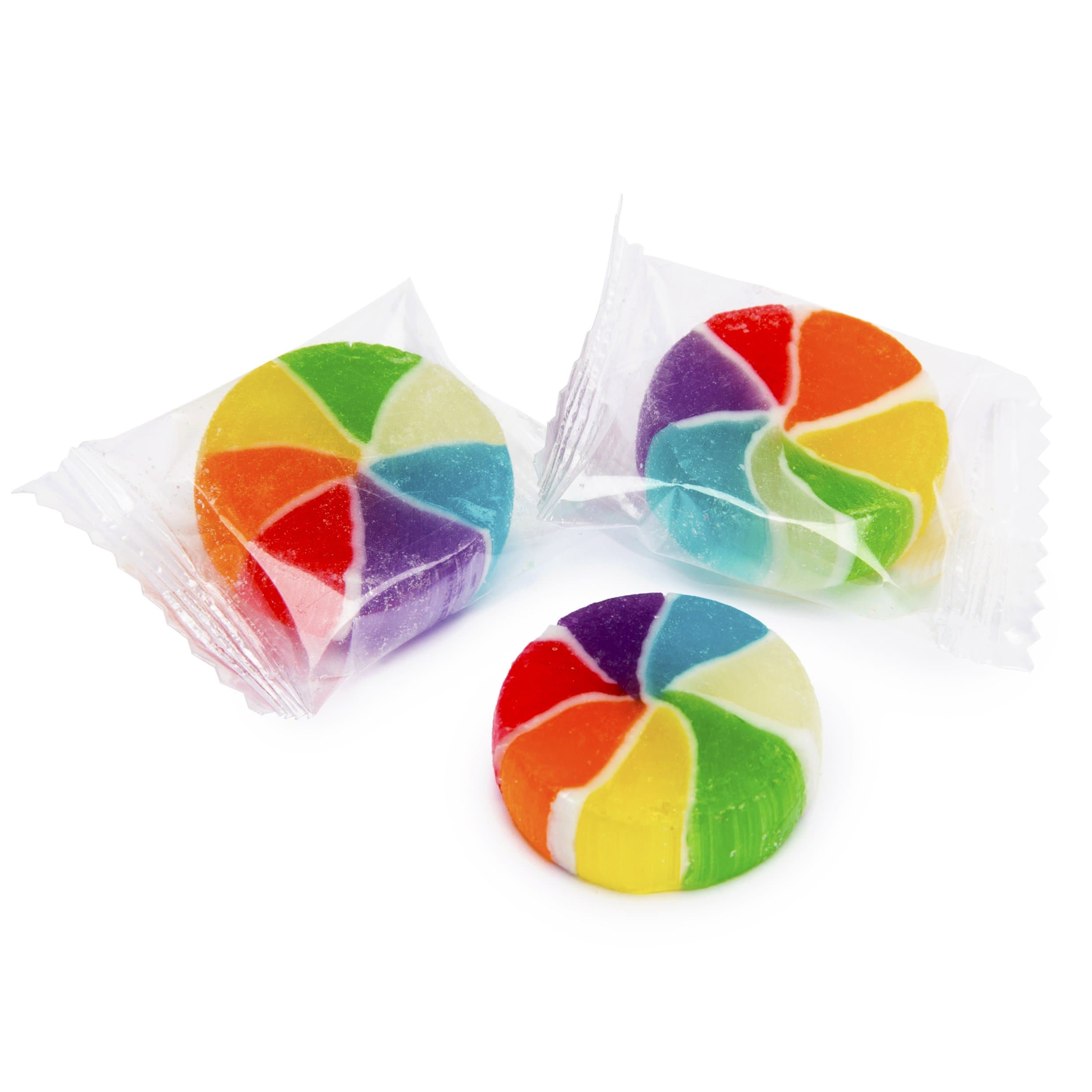 Rainbow Vortex Wheels Hard Candy: 5LB Bag