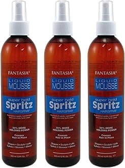 FantasiaSpritz Liquid Mousse 12 Ounce Pump (Super) (354ml) (3 Pack)