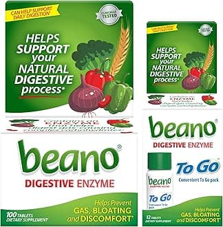 Extra Strength 100ct & beano to Go Pocket Pack 12ct