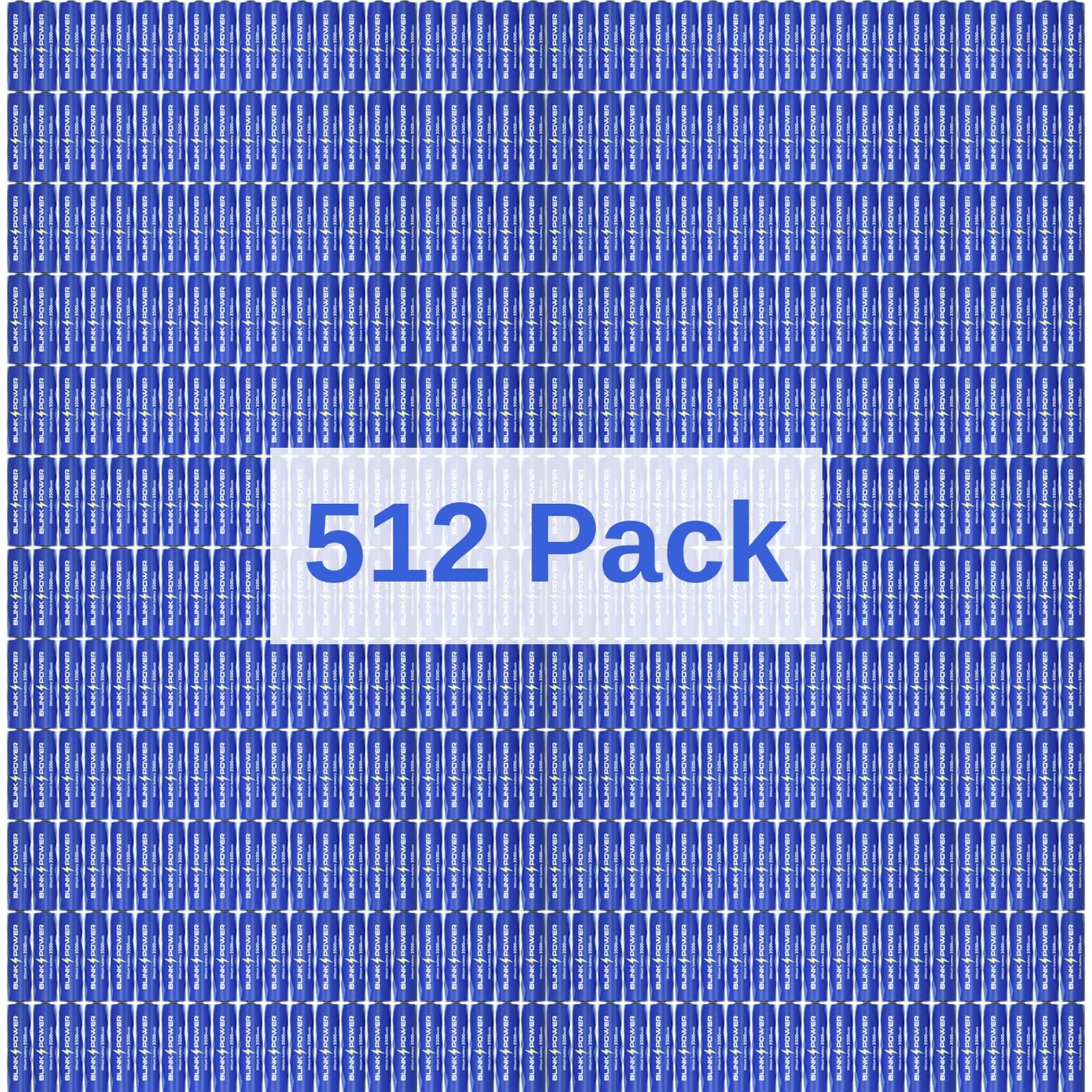 Blinkspower™ Lithium Batteries AA 512 Bulk Pack, 3500mAh NO.1 Lasting 1.5V Double A Lithium Battery 【Non-Rechargeable】