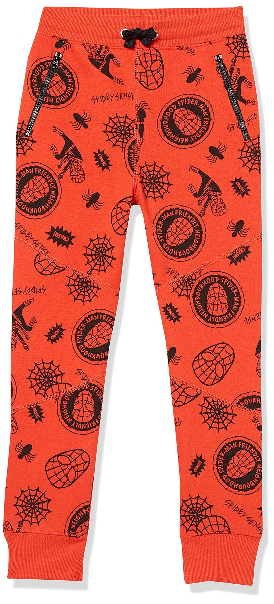 Amazon Essentials Disney | Marvel | Star Wars Boys and Toddlers' Zip-Pocket Fleece Jogger Trousers (Previously Spotted Zebra)