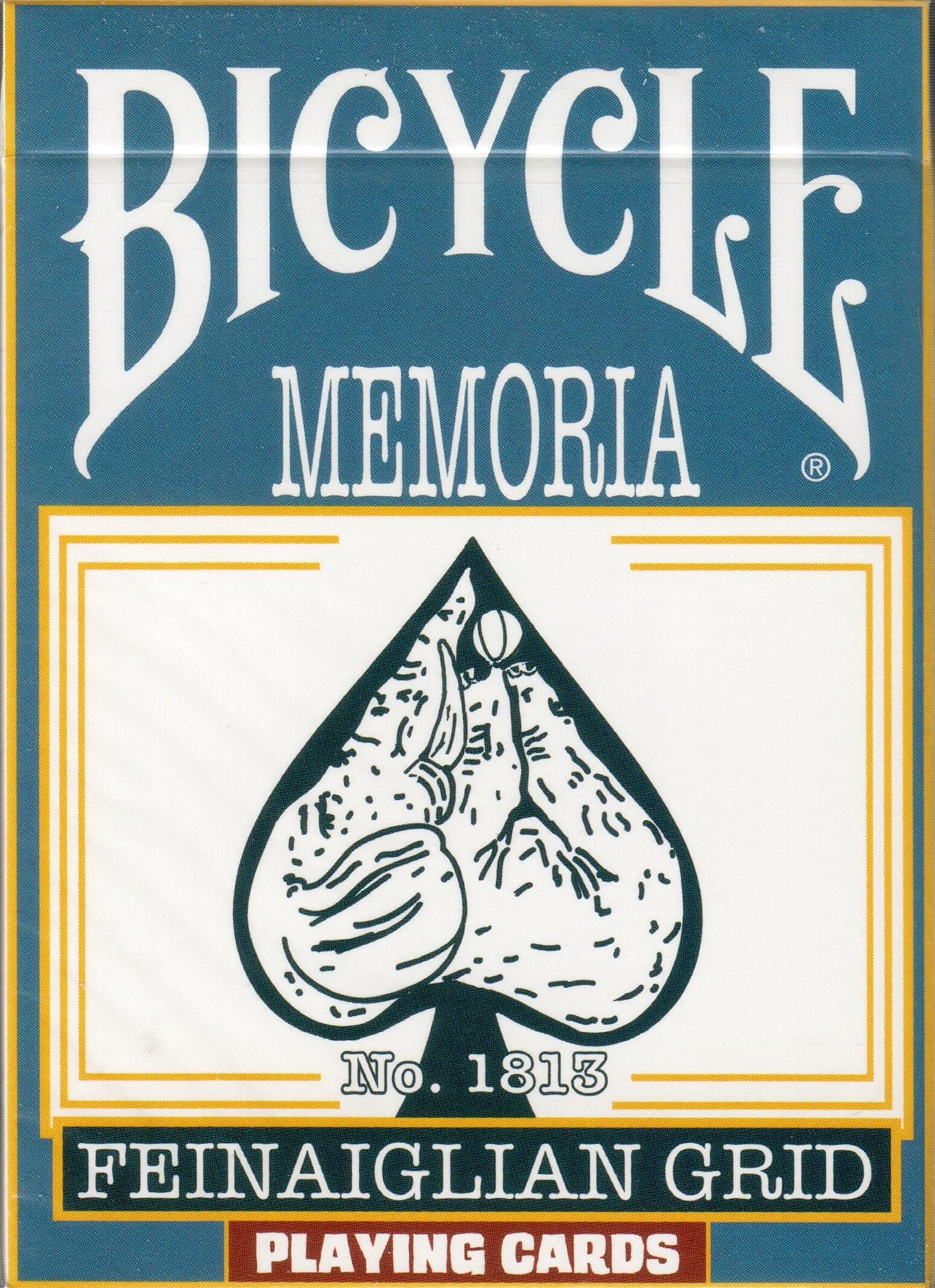 Bicycle Memoria Deck (Feinaiglian Grid) Playing Cards